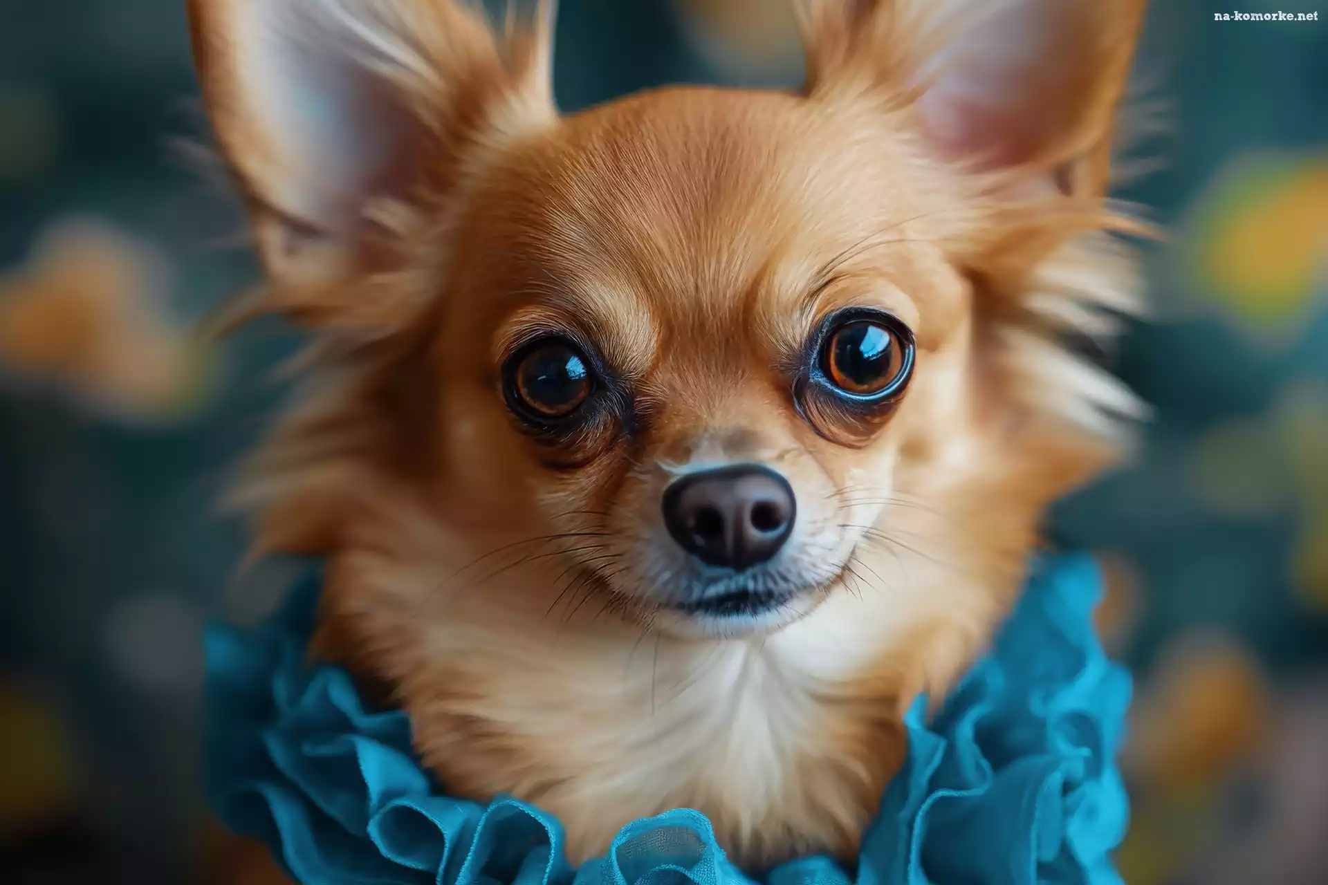 Ubranko, Grafika Chihuahua długowłosa, Chihuahua długowłosa, Pies