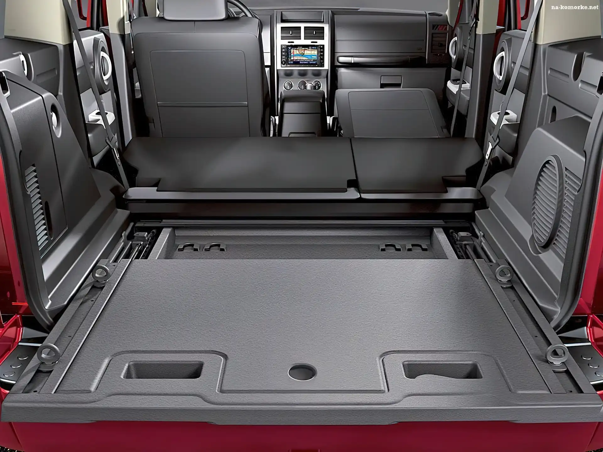 Dodge Nitro, Składane, Fotele