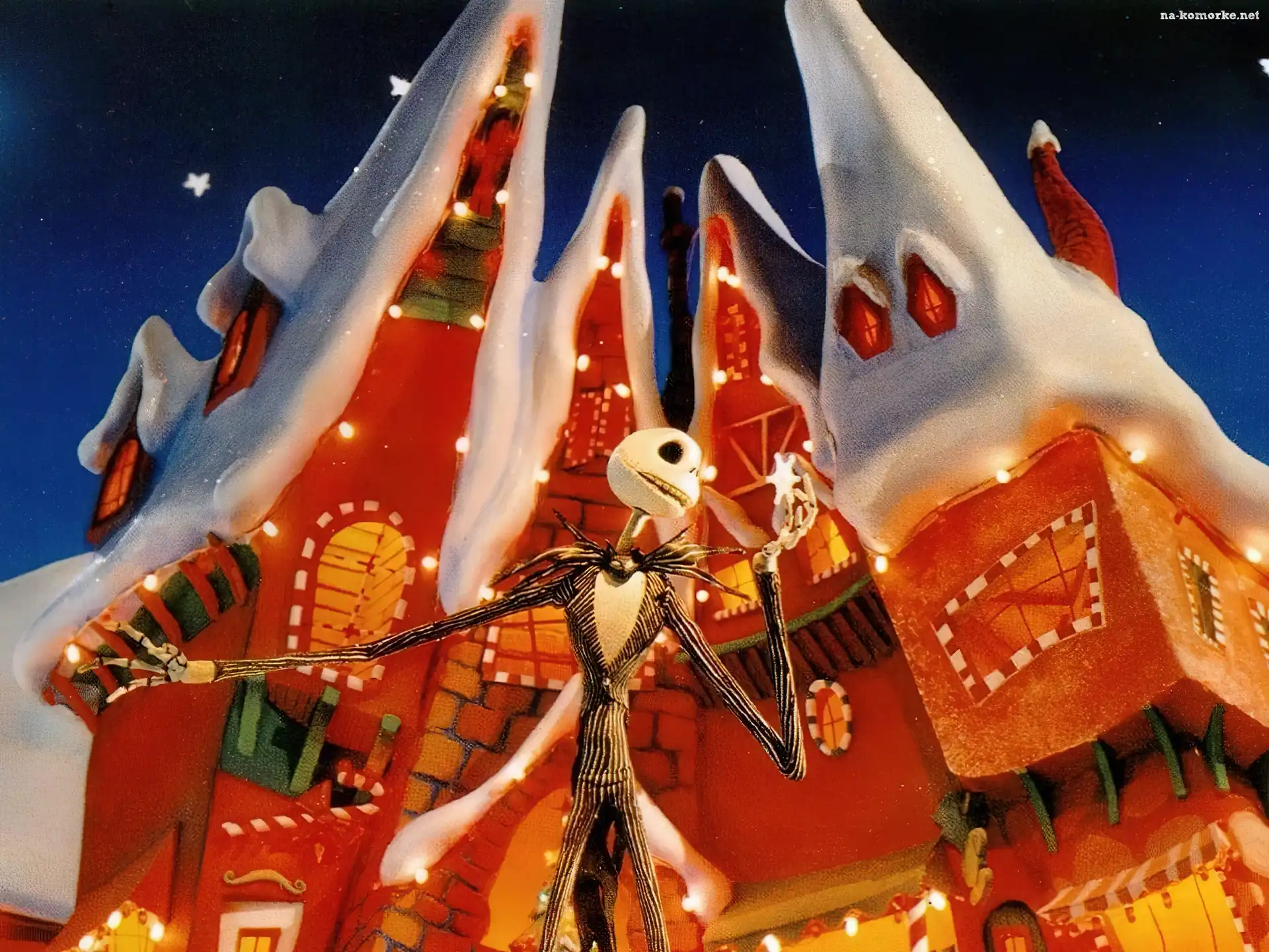 Halloween, ludzik, domek