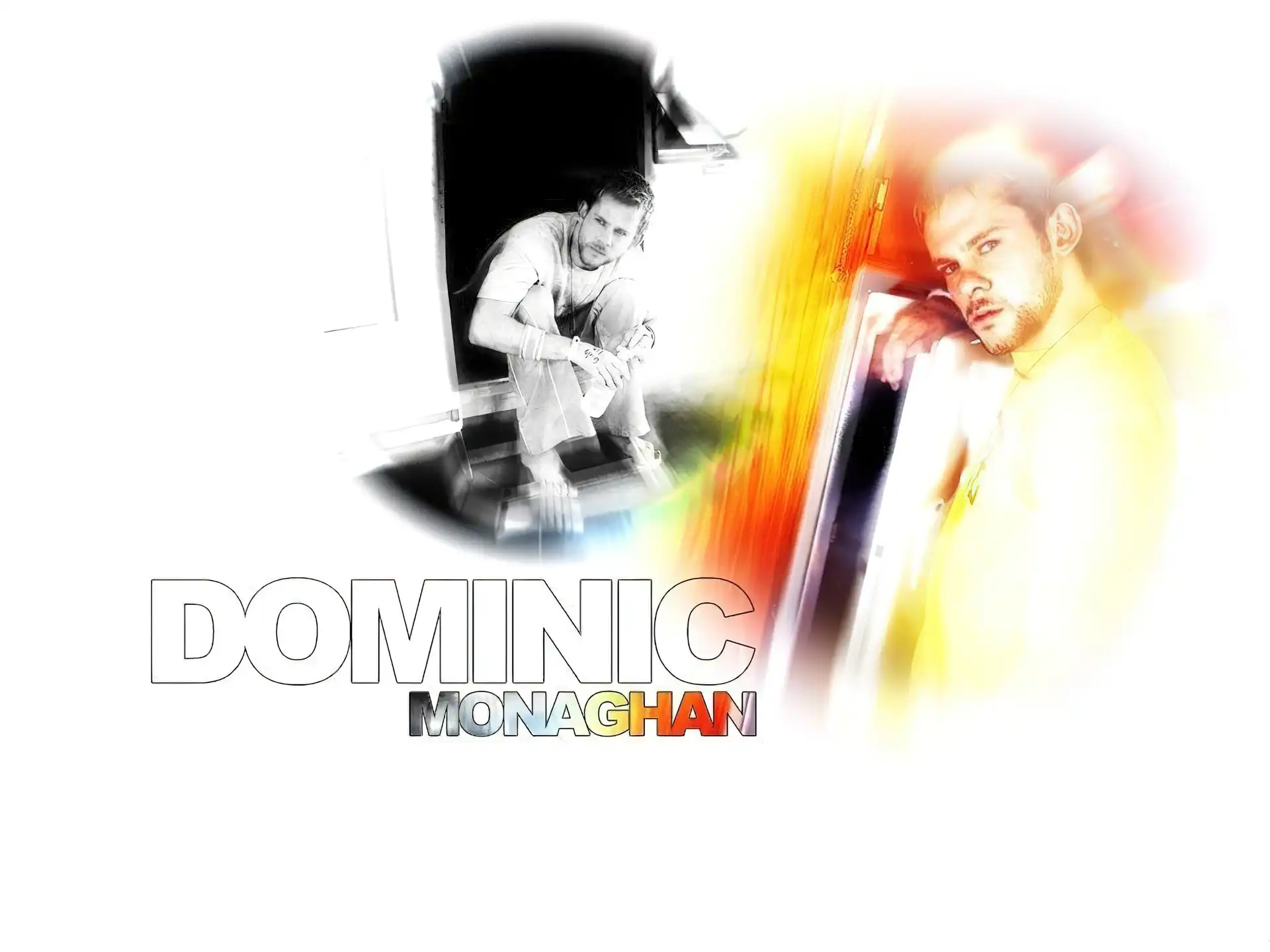 Dominic Monaghan, jasny strój