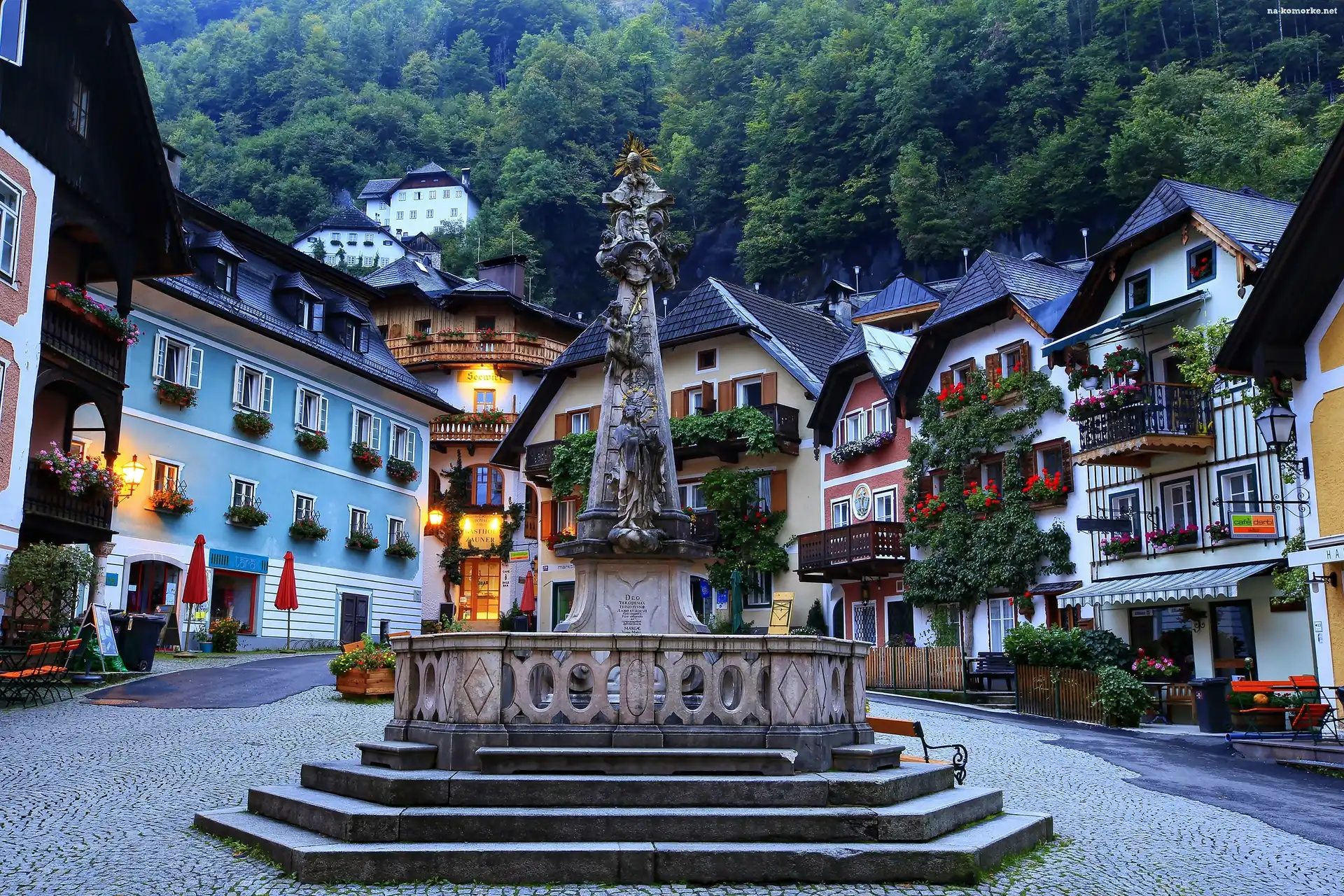 Domy, Austria, Pomnik, Hallstatt