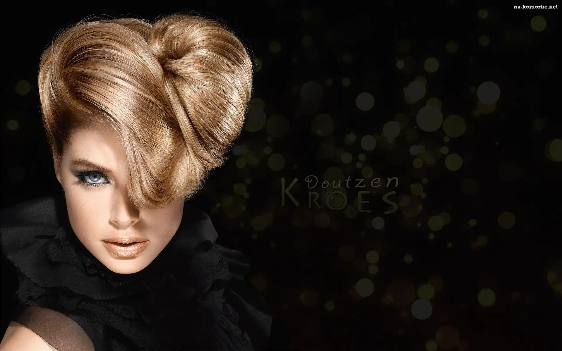 Doutzen Kroes, Falbanki, Blond, Kok