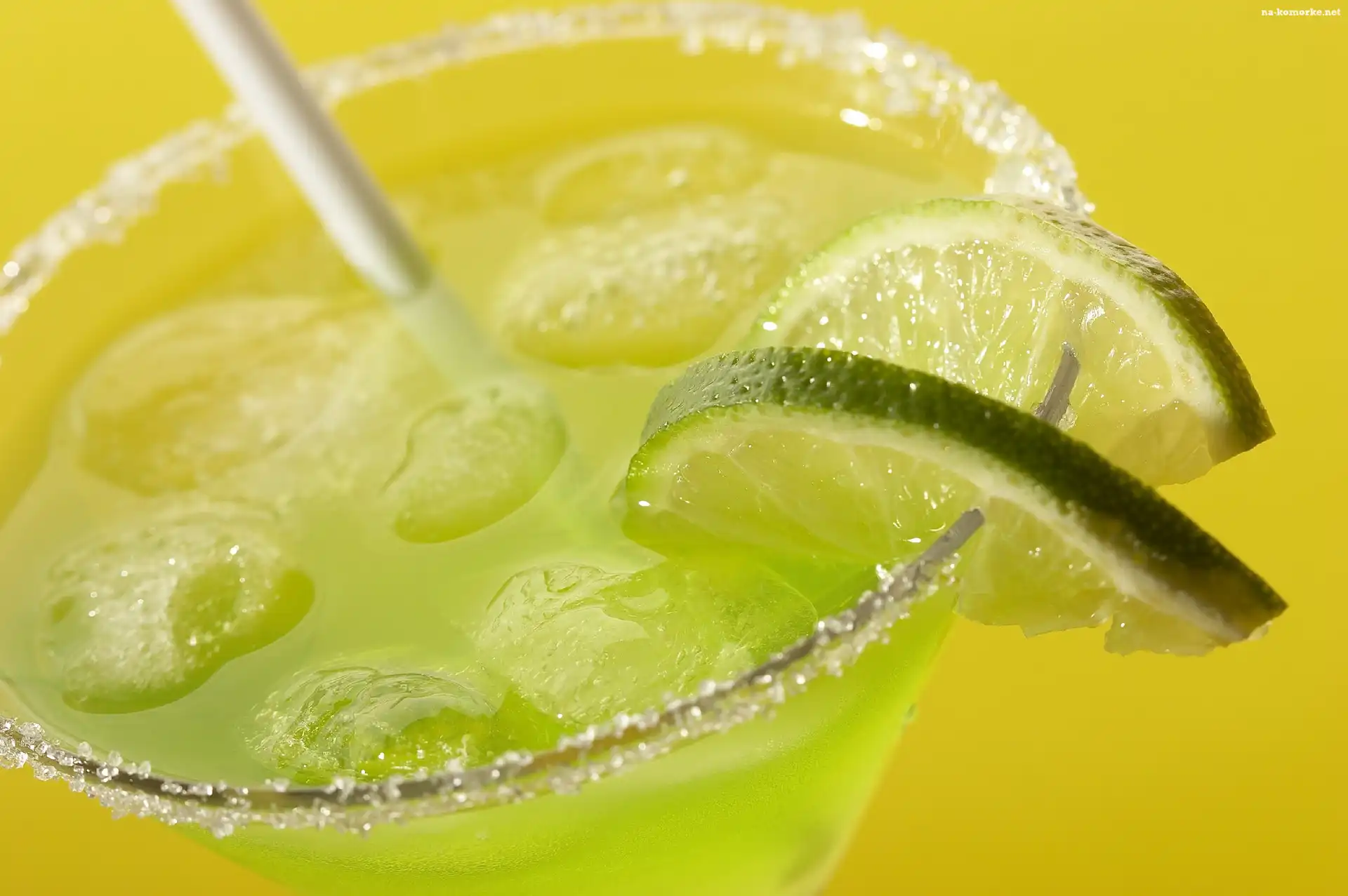Drink, Lód, Limonka, Szklanka