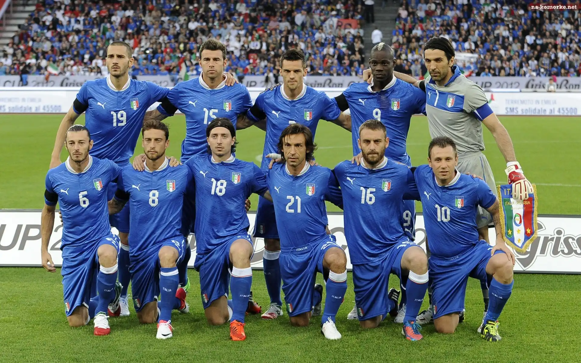 Drużyna, Włoch, Euro 2012