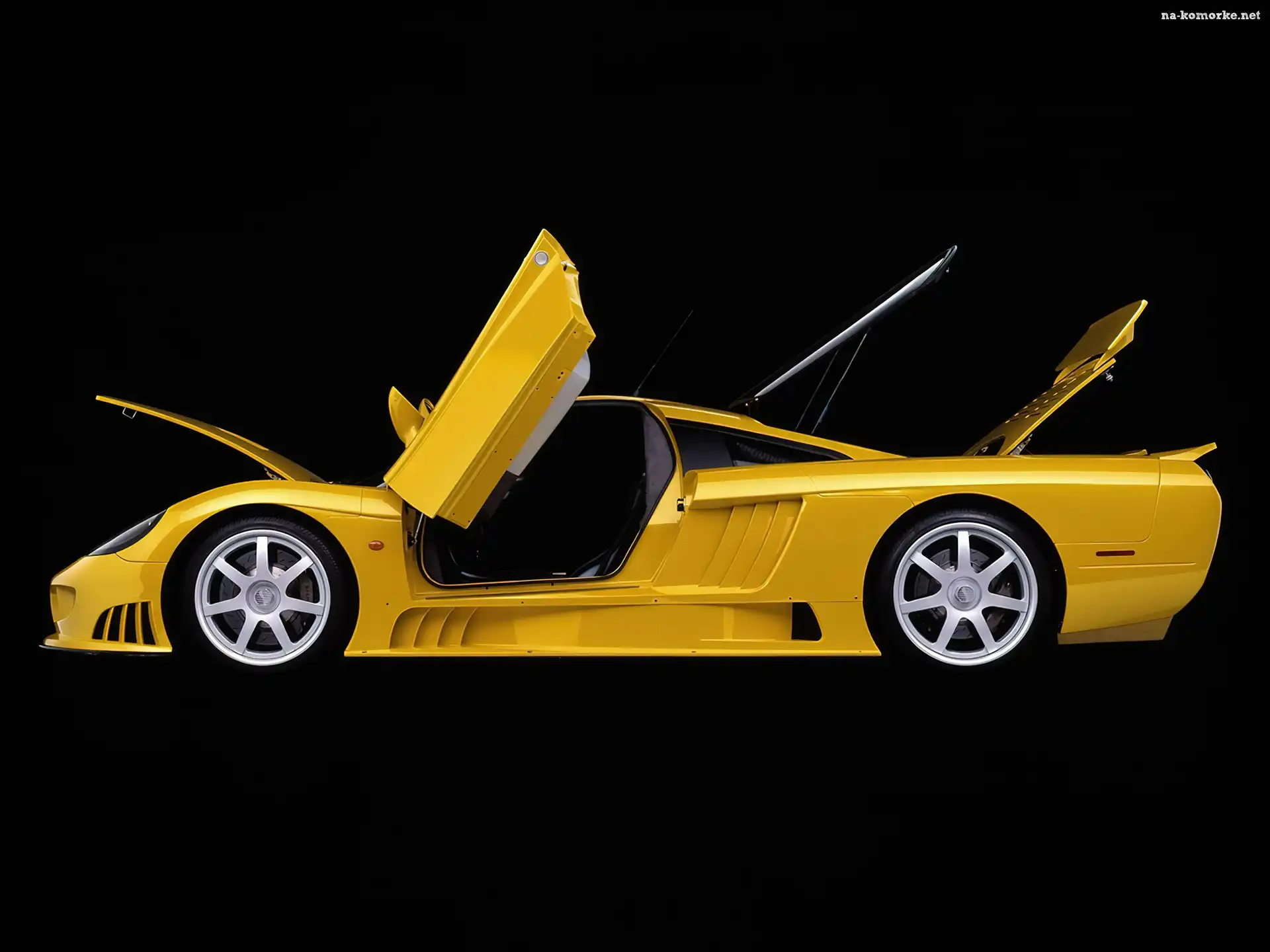 Drzwi, Saleen S7, Otwarta, Maska, Klapa