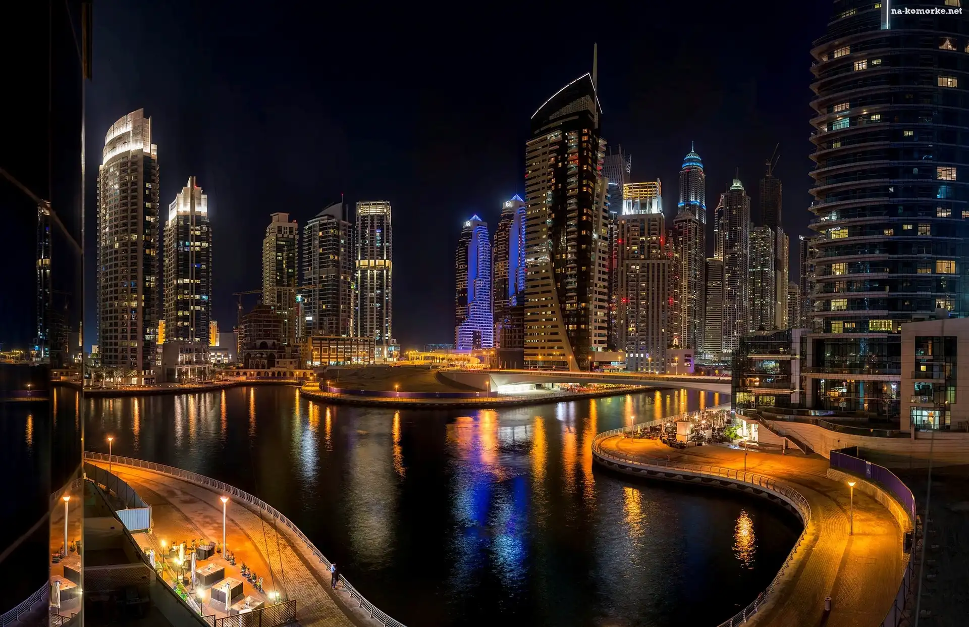 Dubaj, Most, Drapacze, Chmur