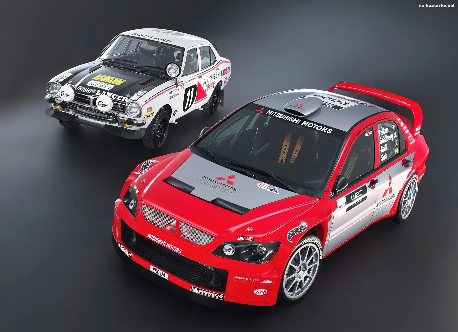 Dwa, Samochody, Mitsubishi Lancer WRC