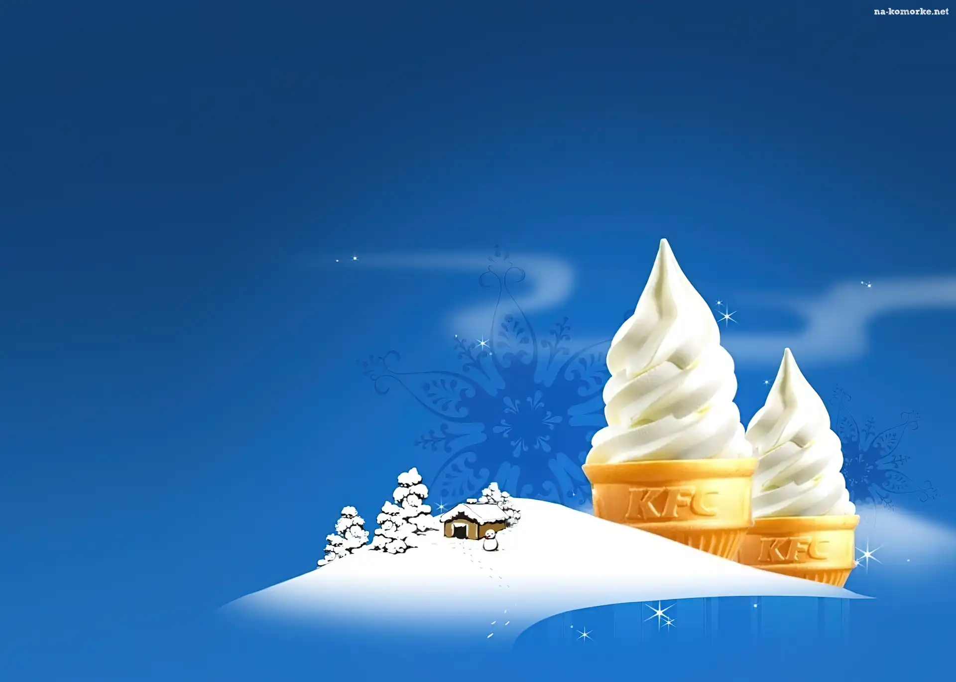 Wafelki, KFC, Dwa, Lody