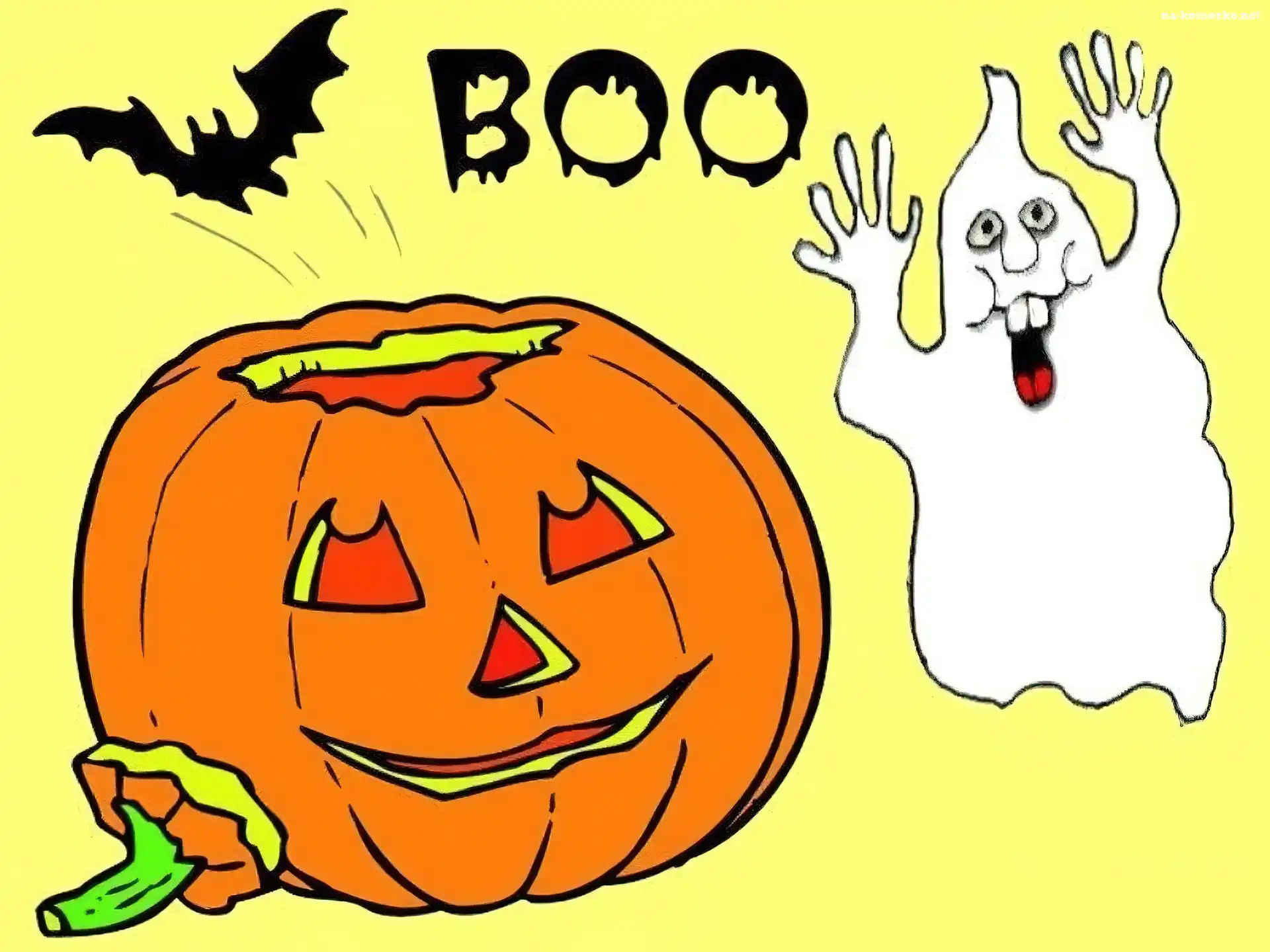 Halloween, duch, dynia
