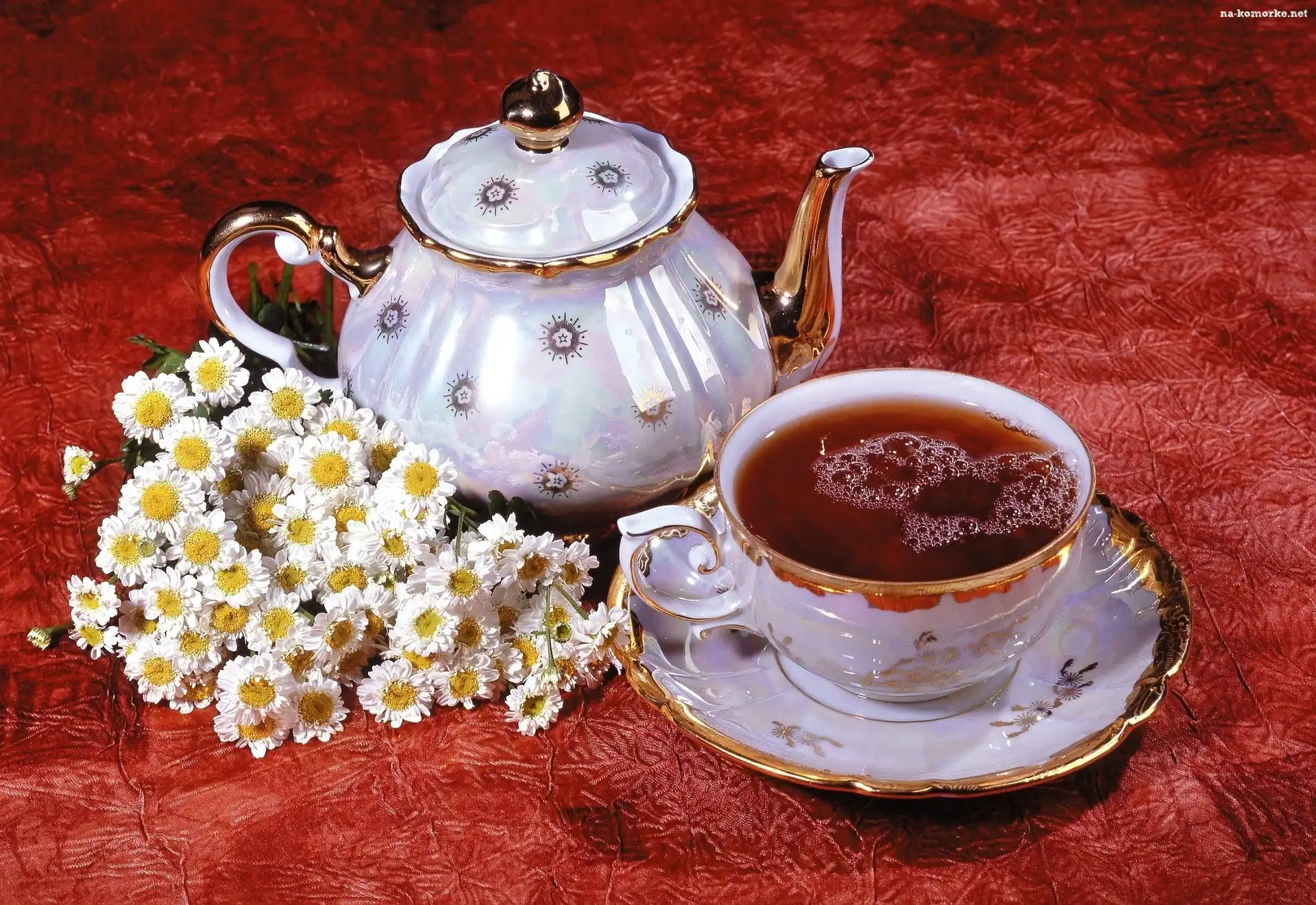 Dzbanuszek, Rumianek, Filiżanka, Herbatka