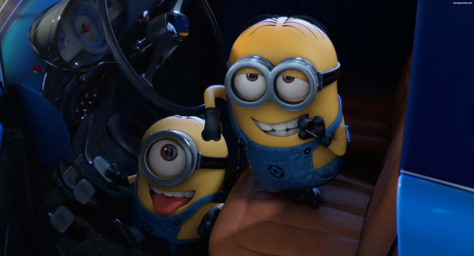 Dla Dzieci, Minionki, Film Animowany, Samochód, Śmieszne