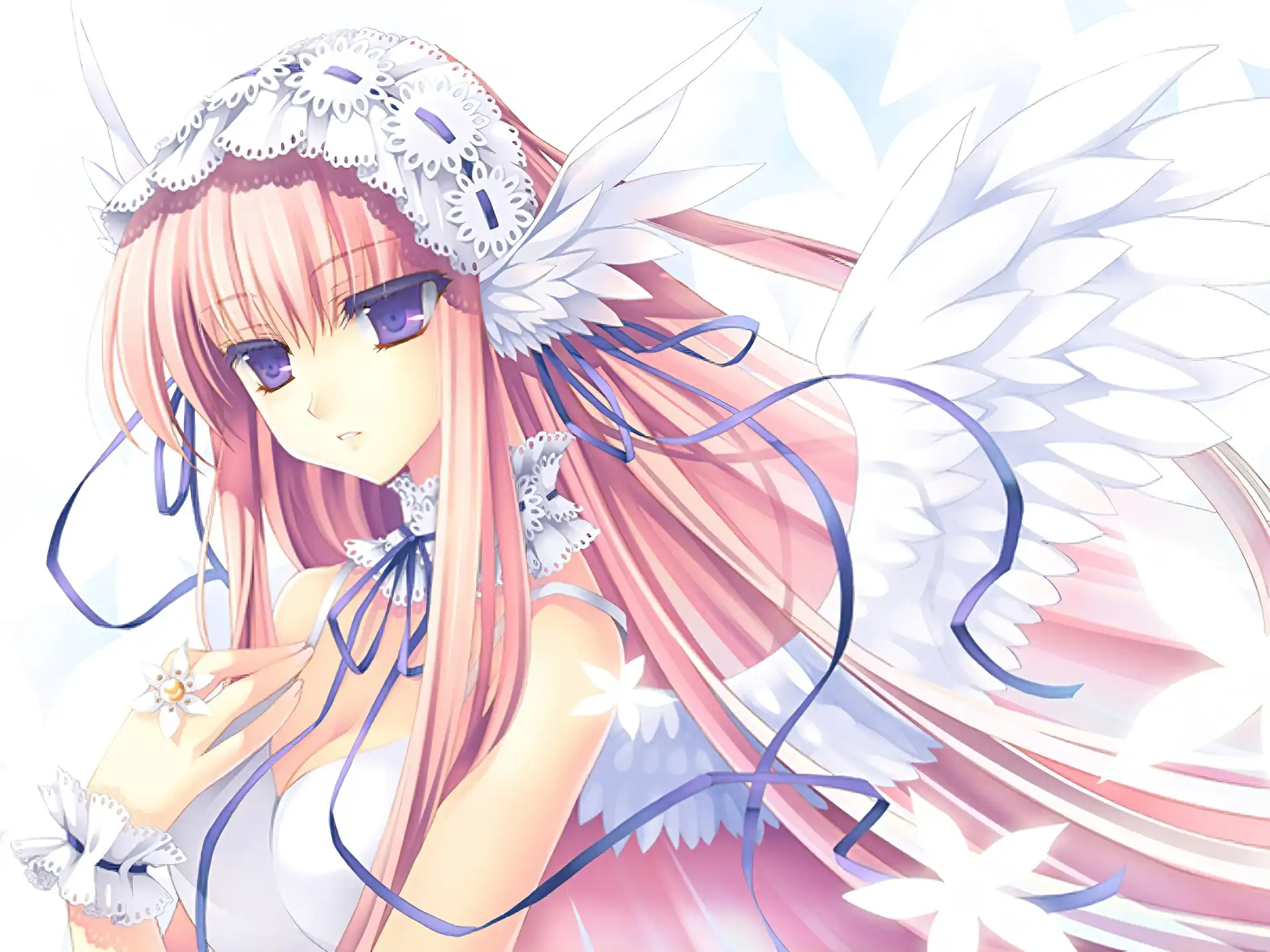 Dziewczyna, Manga, Anioł, Skrzydła