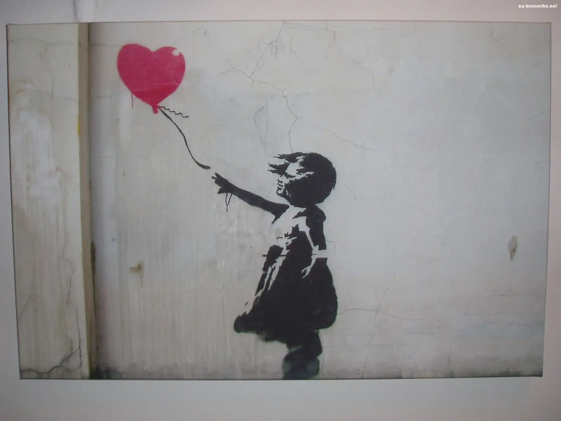 Dziewczynka, Banksy, Balonik, Graffiti
