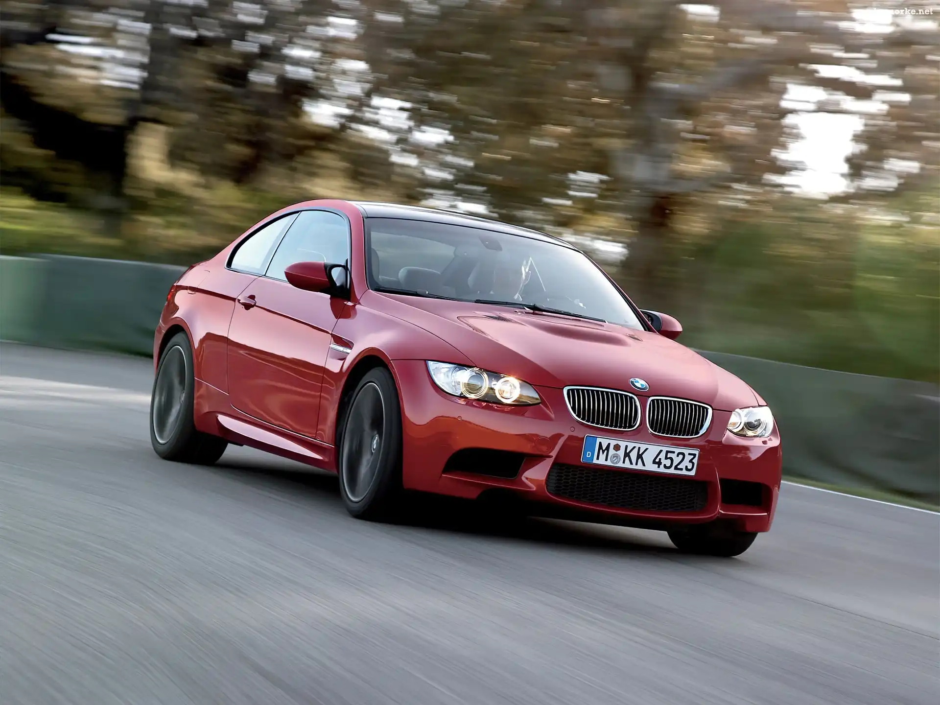 E90, Czerwone, BMW, M3, Model