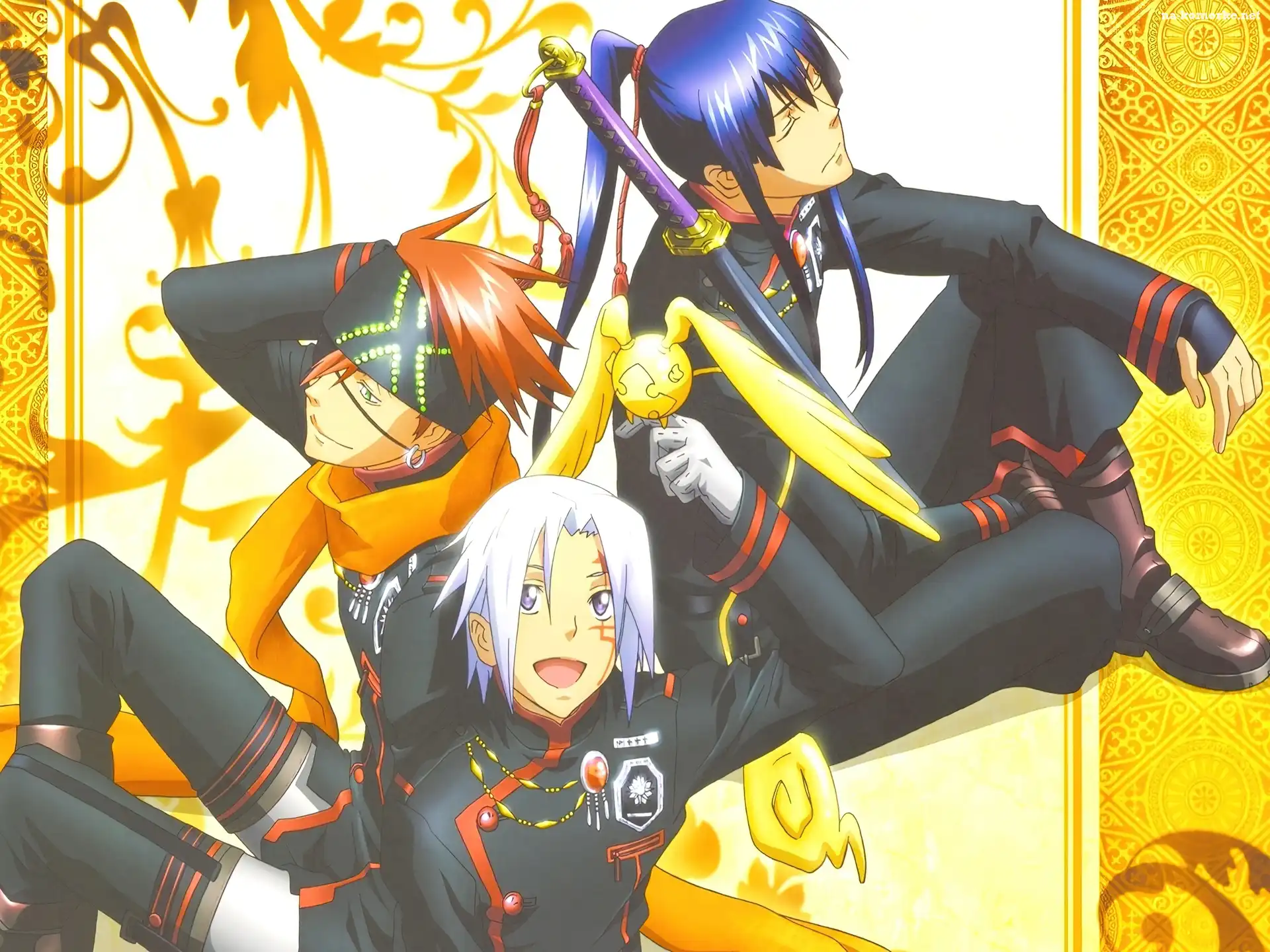 Egzorcyści, Allen Walker, Lavi, Kanda Yuu