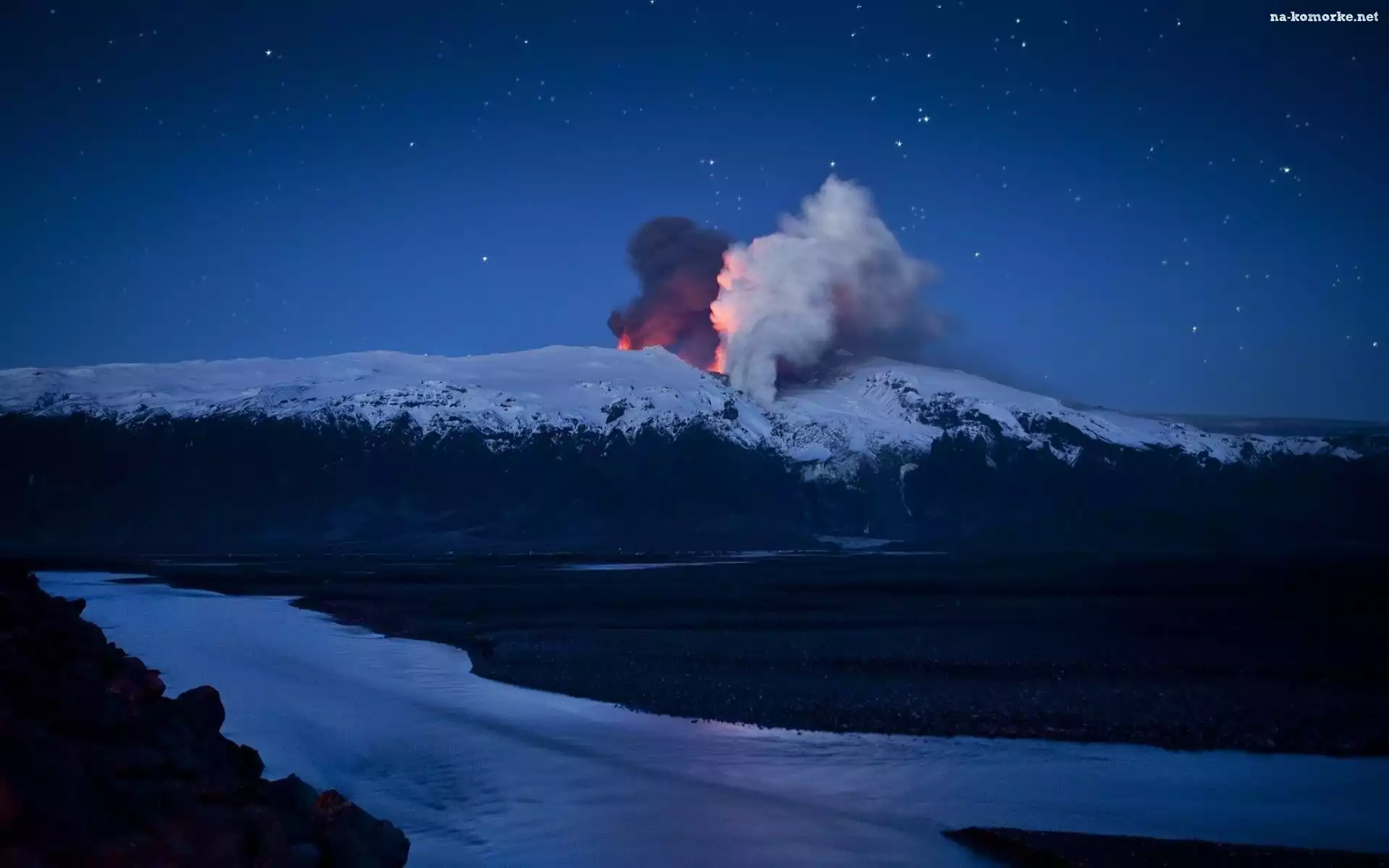 Wulkan, Erupcja, Gwiazdy