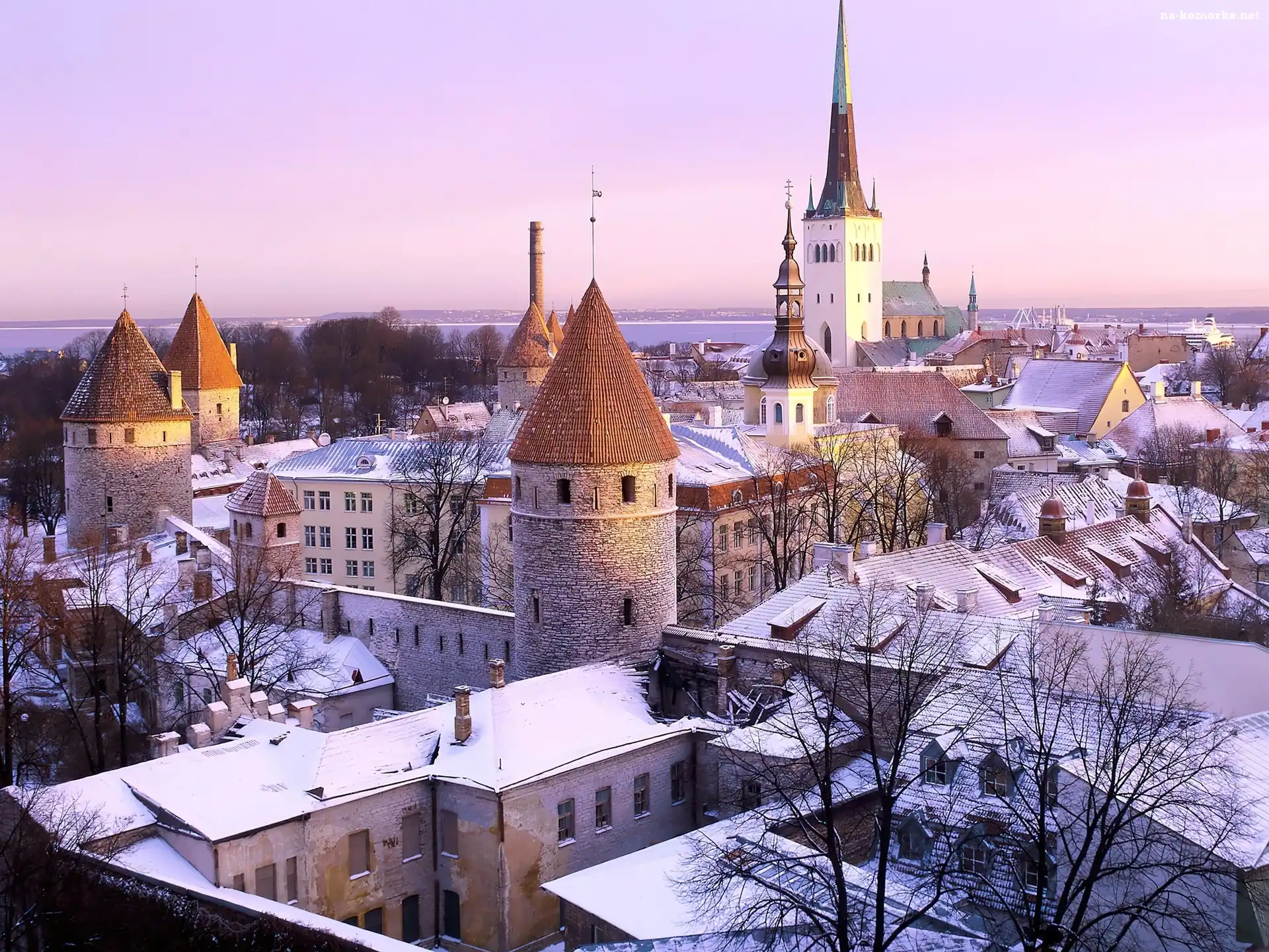 Estonia, Zima, Tallinn, Zabytki