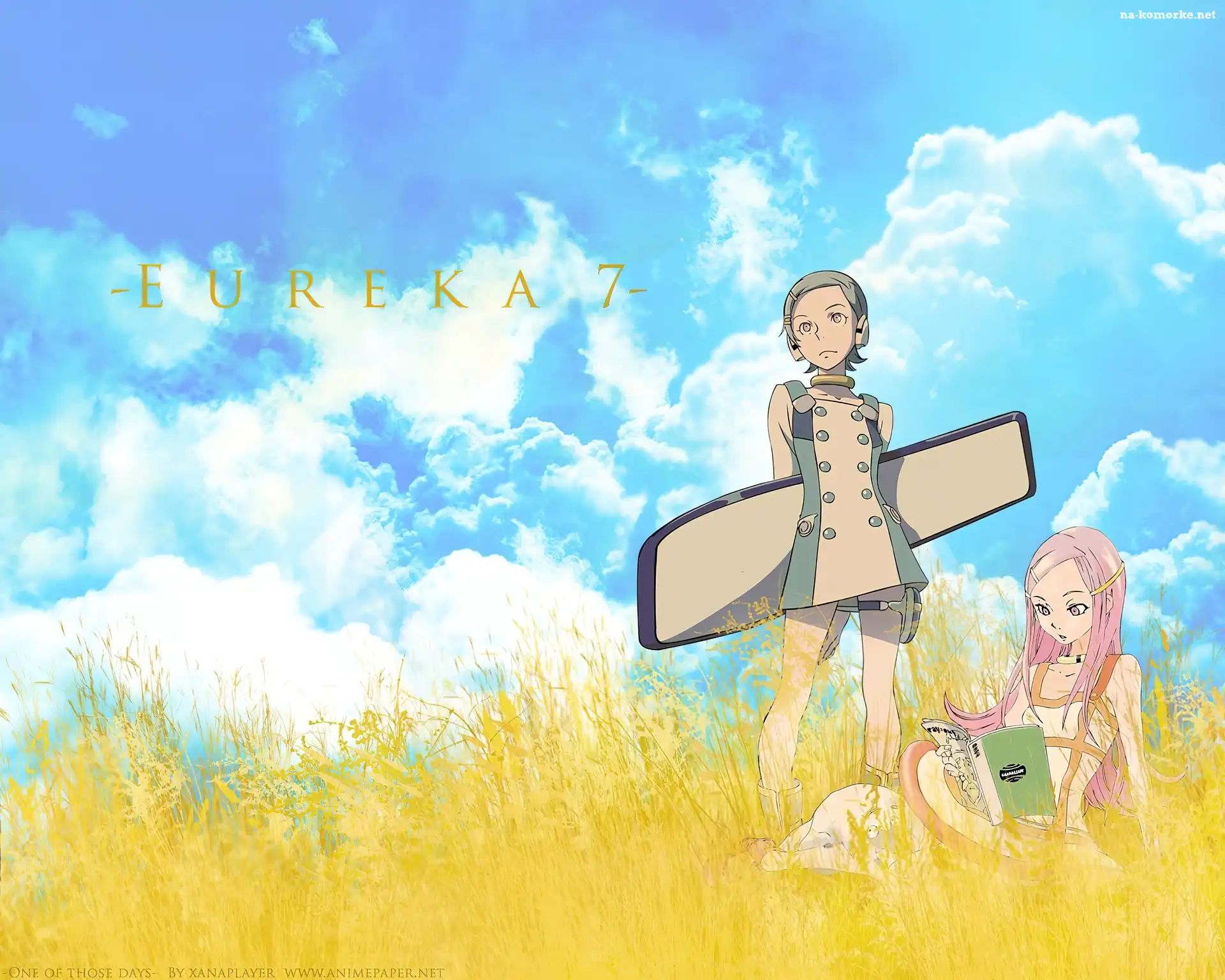 Eureka 7, Dziewczynka, Pole, Niebo