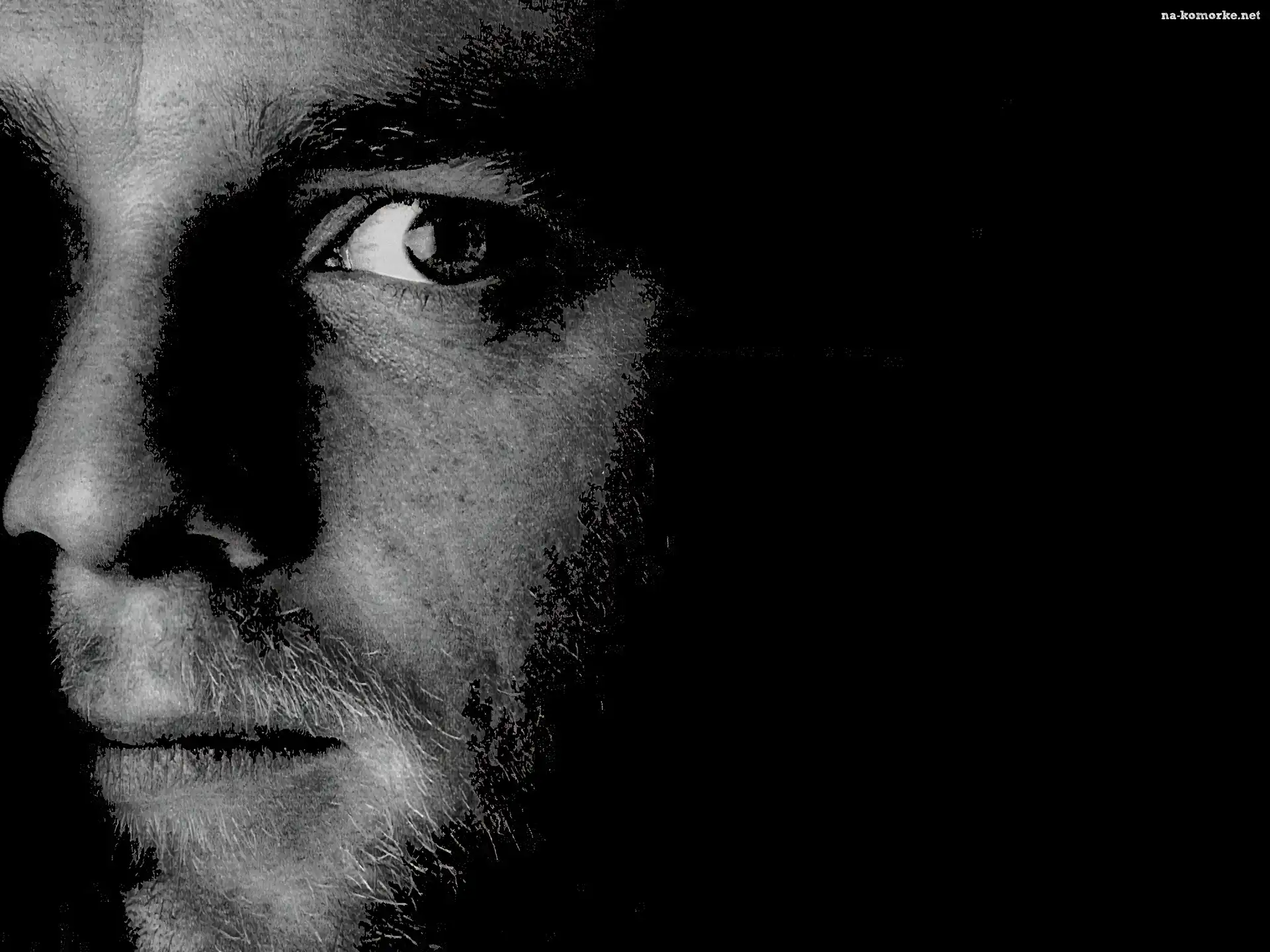 Ewan McGregor, twarz, oko