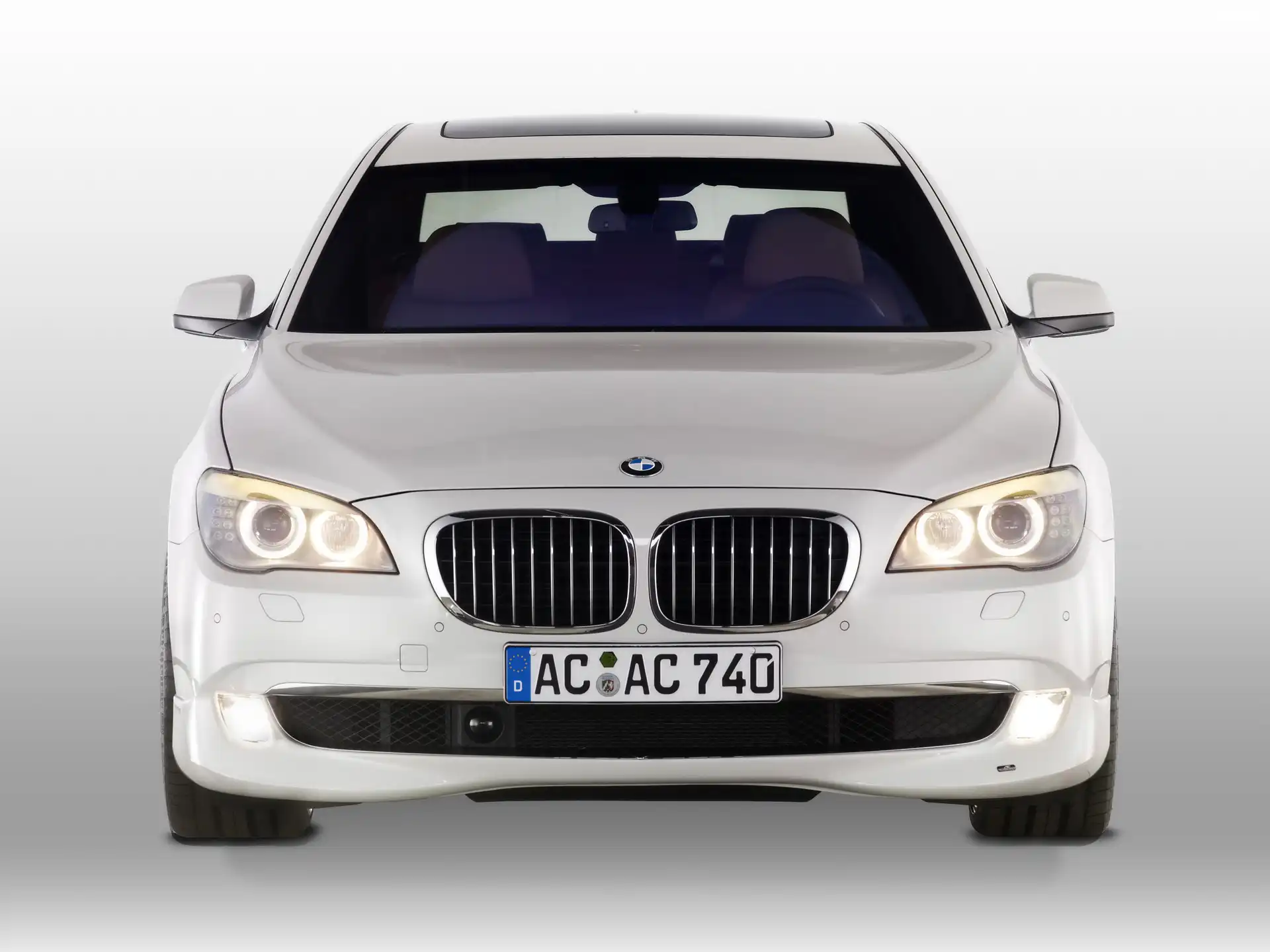 Białe, Eyes, BMW seria 7 F01, Angel