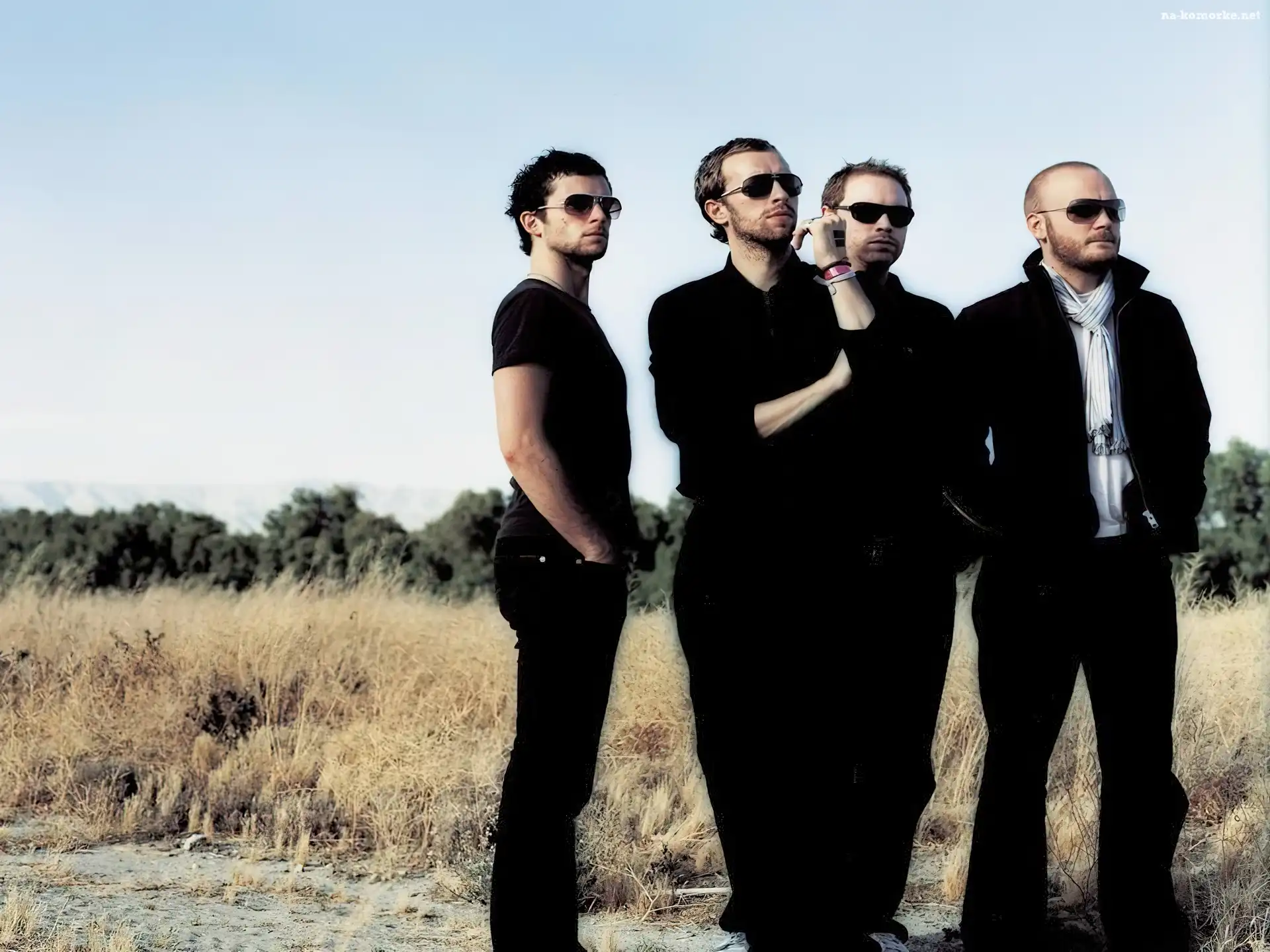 Coldplay, faceci, zespół