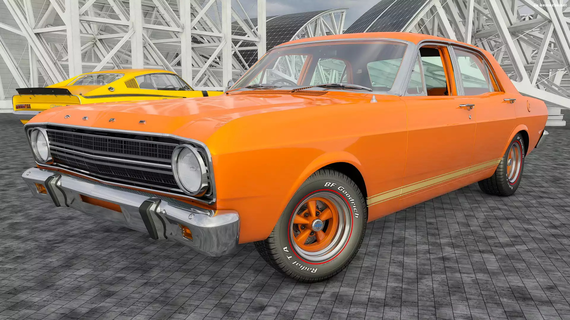 Ford Falcon XR GT, 3D, 1967, Zabytkowy