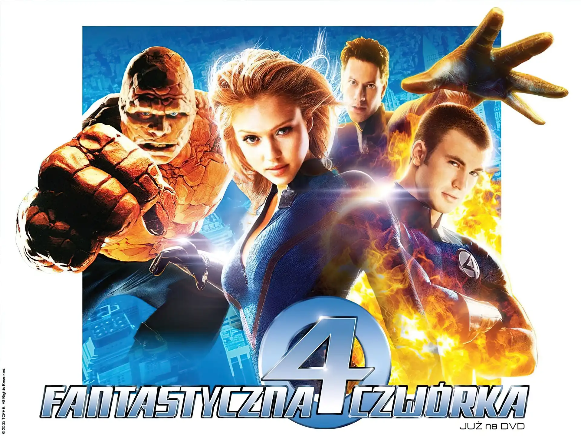 Fantastic Four 1, Jessica Alba, Ioan Gruffudd, Chris Evans, Michael Chiklis