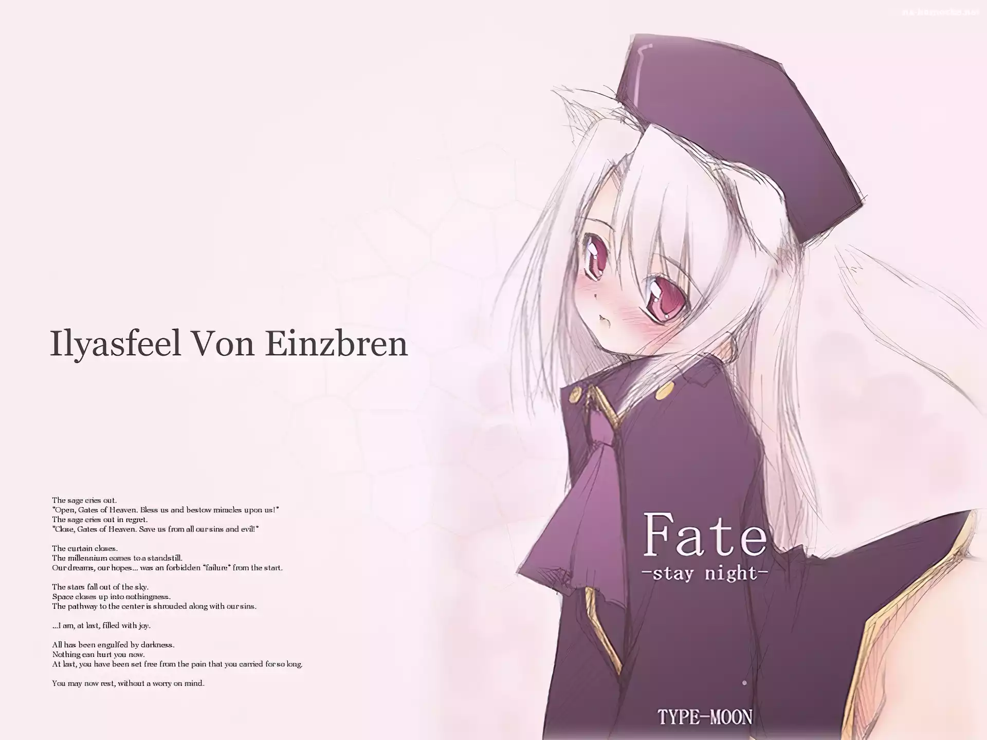Fate Stay Night, mundur, dziewczyna, czapka