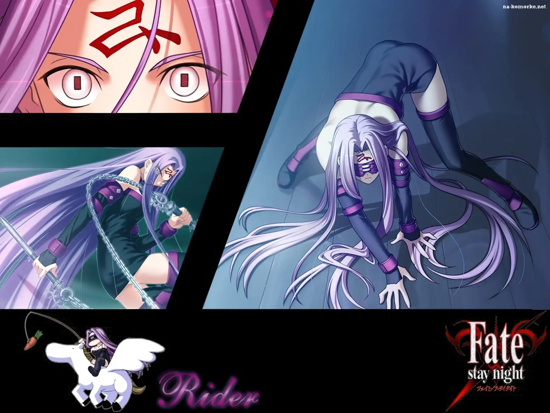 Fate Stay Night, opaska, dziewczyna, napisy