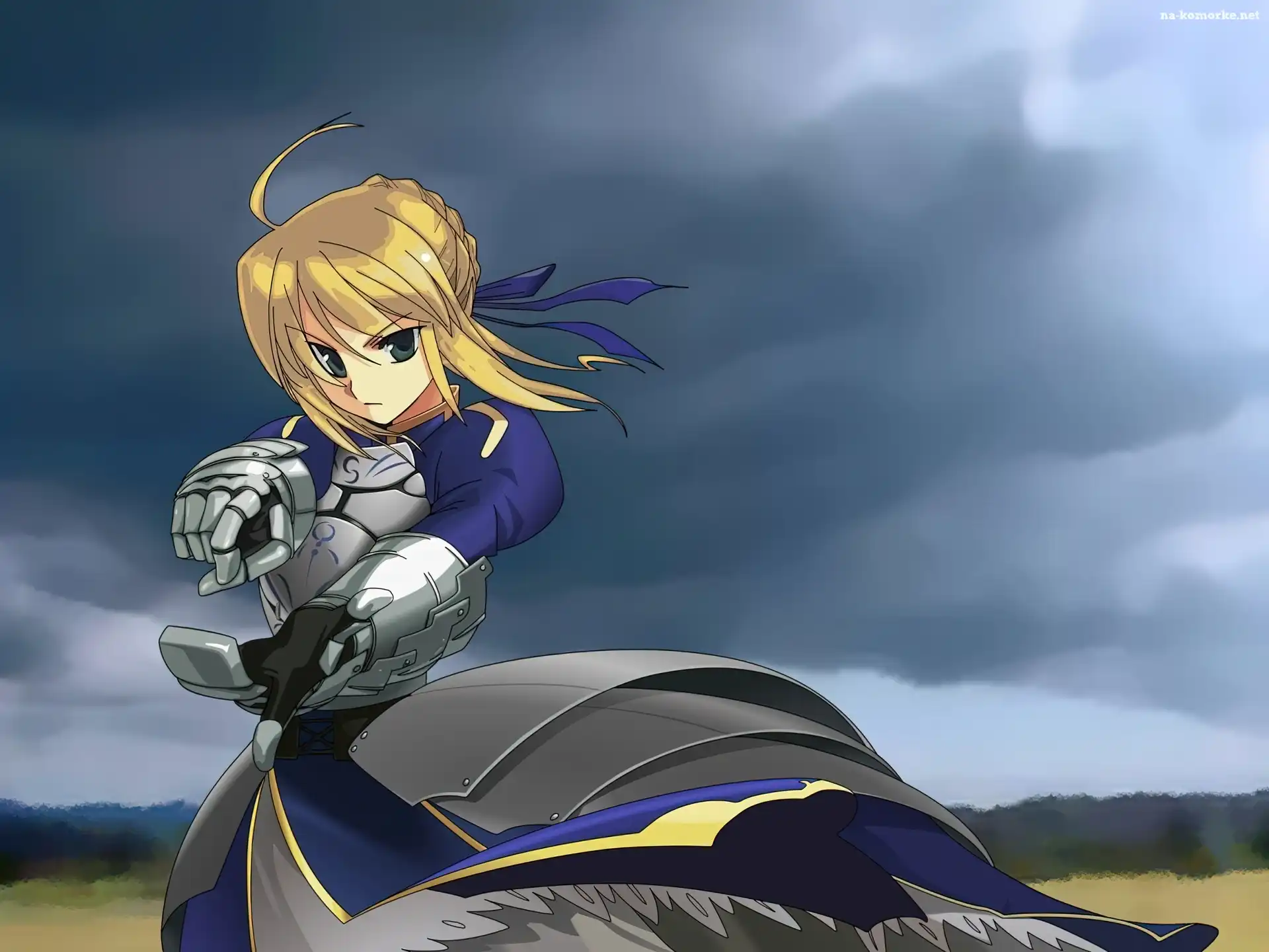 Fate Stay Night, zbroja, dziewczyna, suknie