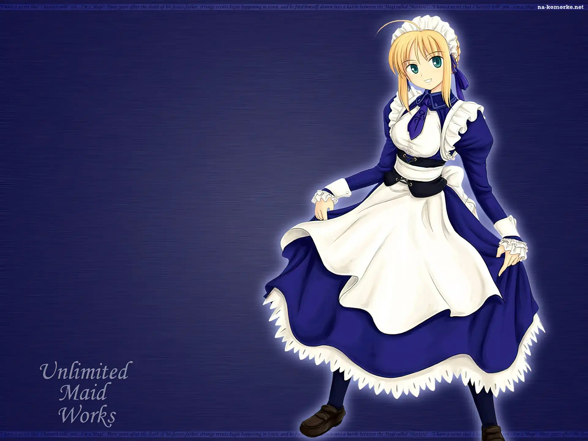 suknia, gosposia, Fate Stay Night, kobieta