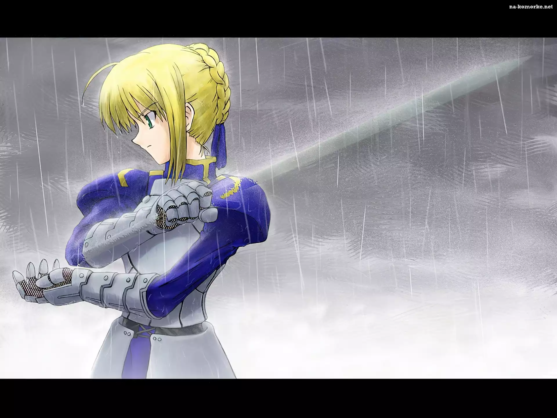 Fate Stay Night, miecz, kobieta
