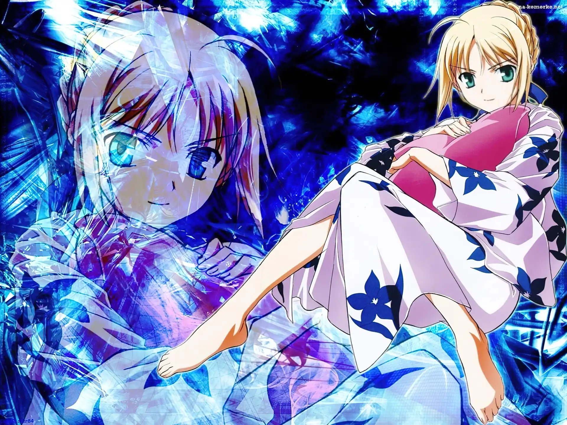Fate Stay Night, twarz, kobieta