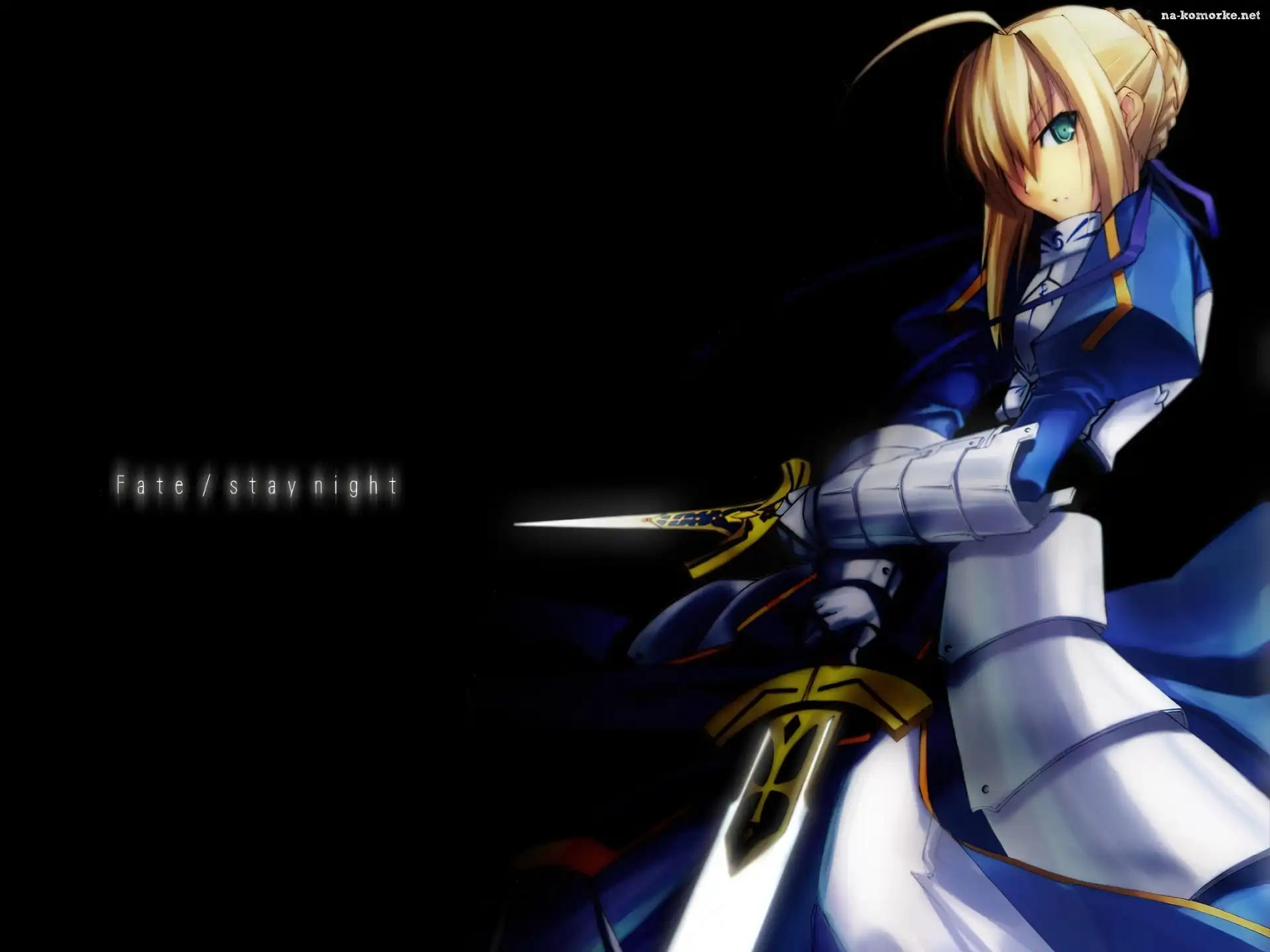 Fate Stay Night, napis, miecze, postać