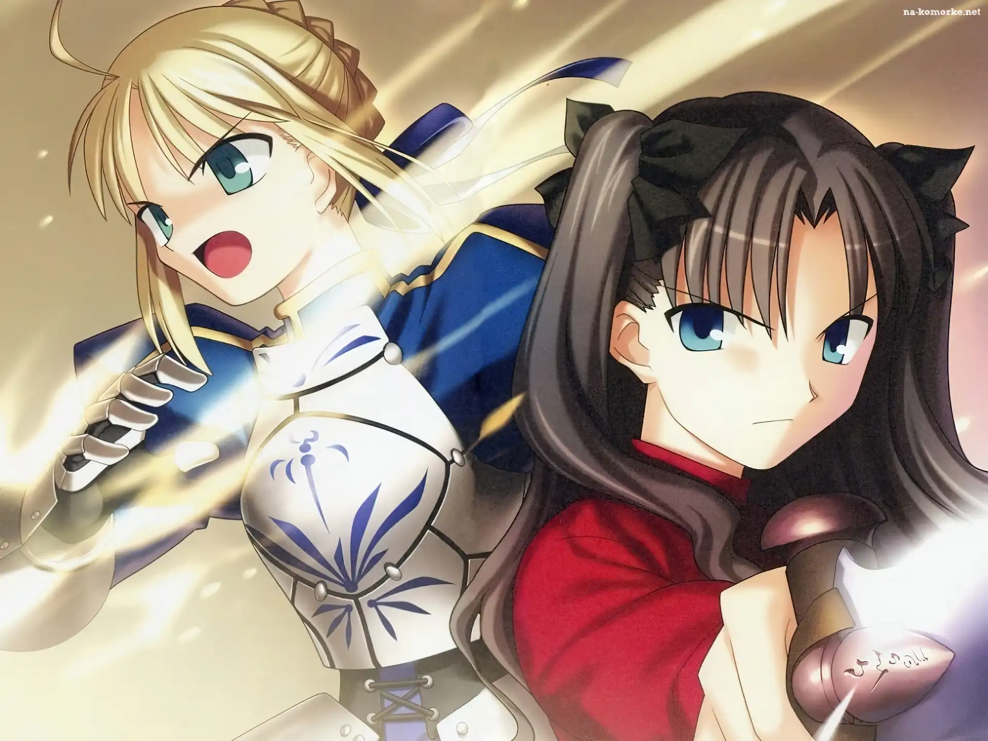 oczy, Fate Stay Night, dziewczyny, twarze, gniew