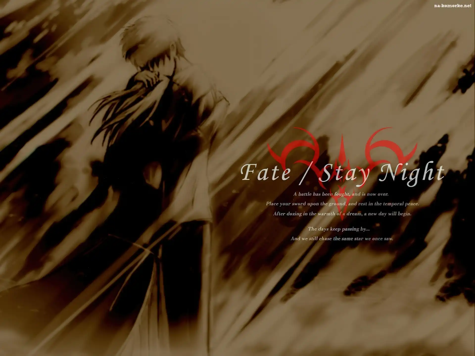 Fate Stay Night, para, portret