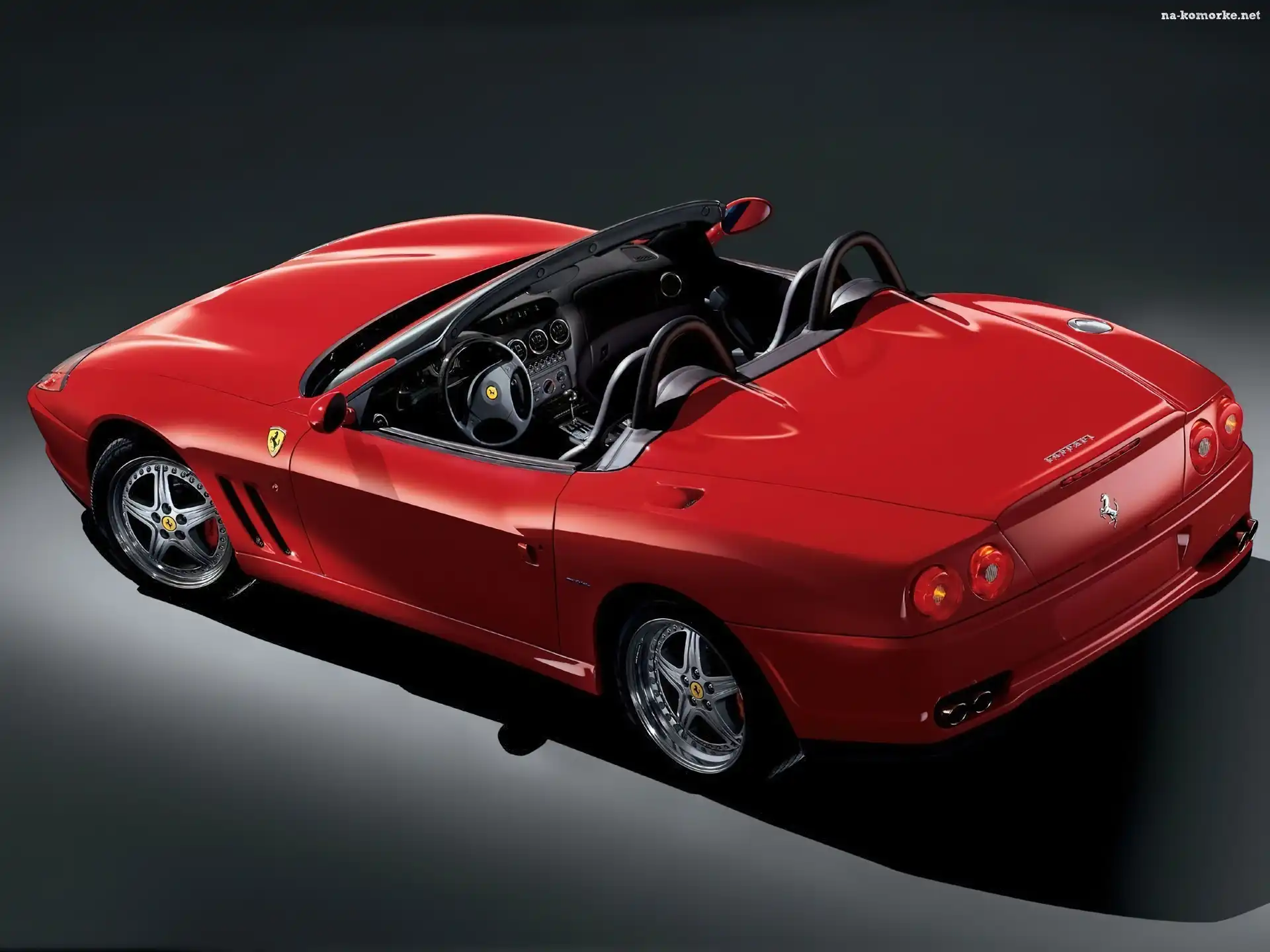 Ferrari 550, Dach, Otwarty