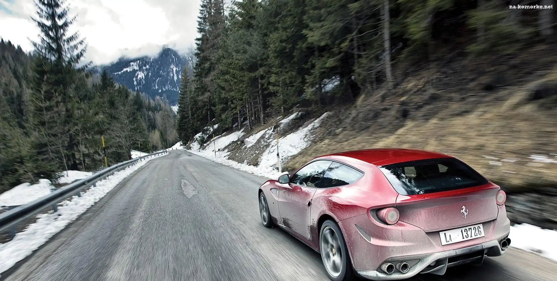 Ferrari FF, Droga, Góry, Skarpy, Samochód
