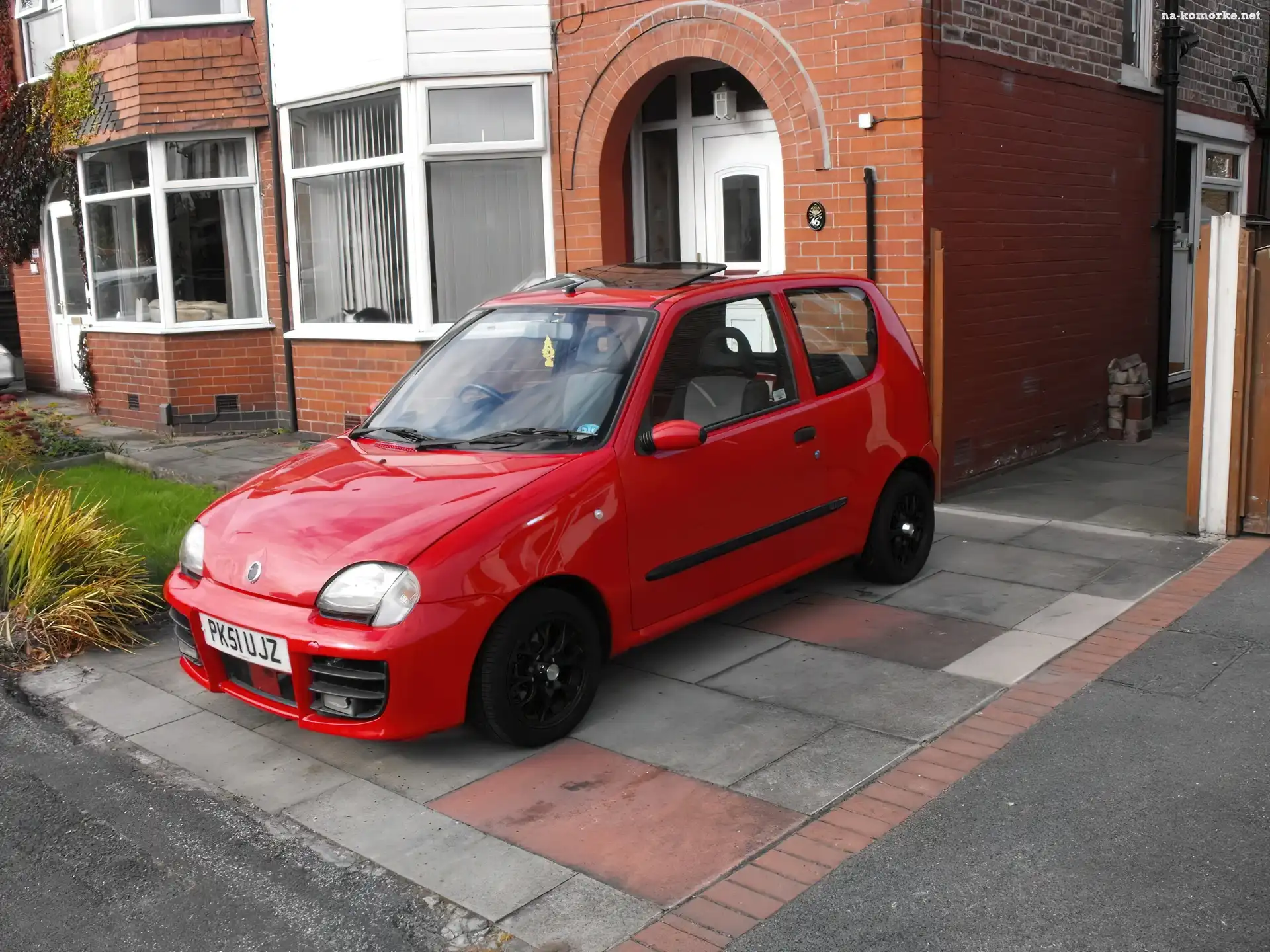 Fiat Seicento, Alufelgi, Szyberdach, Czarne