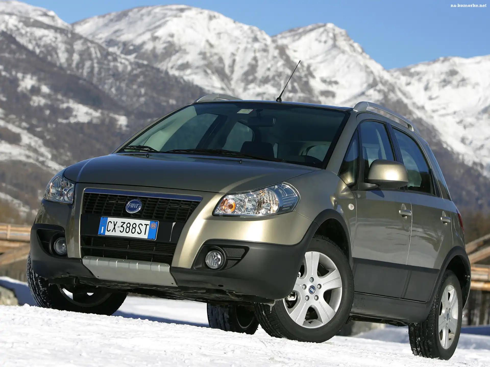 Fiat Sedici, Zima, Åšnieg