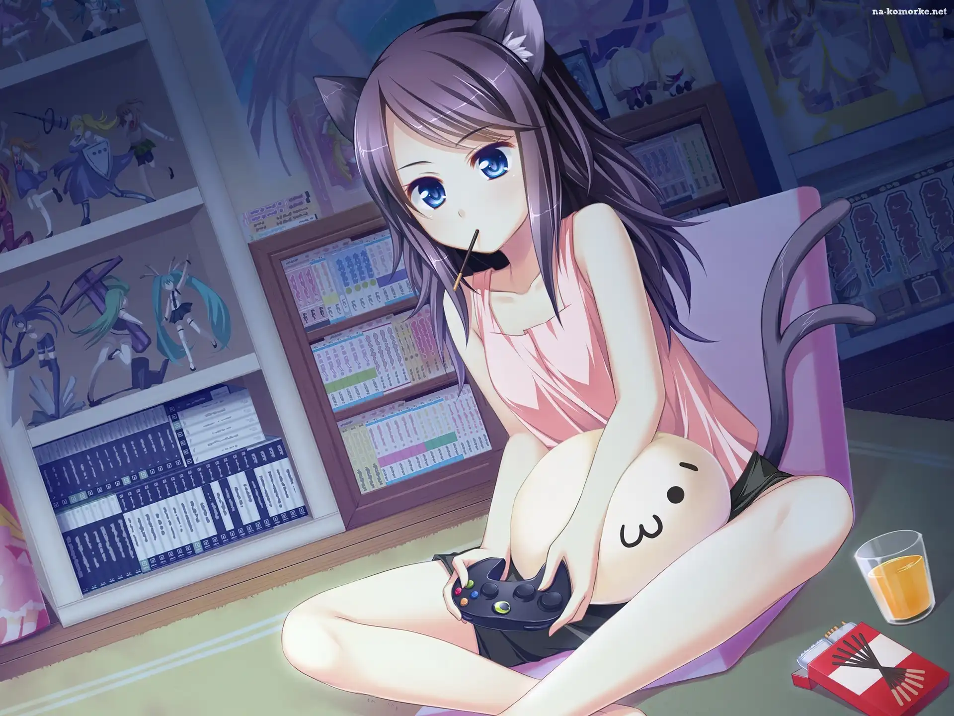 Dziewczyna, Manga, Otaku, Anime, Figurki