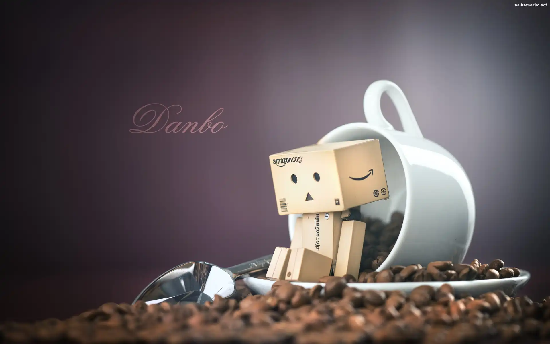 Filiżanka, Danbo, Kartonowy, Ludzik, Kawa