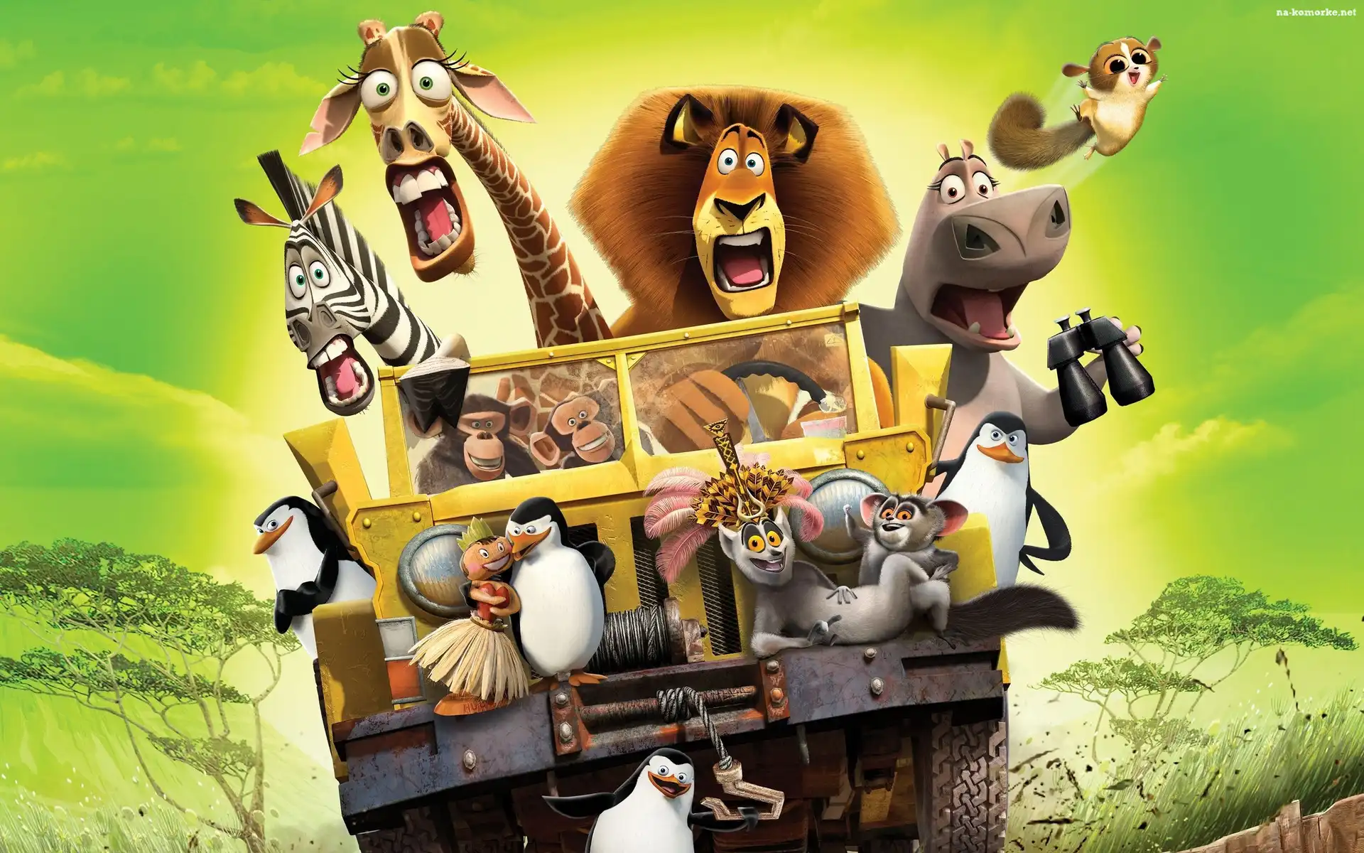 Film, Postacie, Animowany, Madagaskar