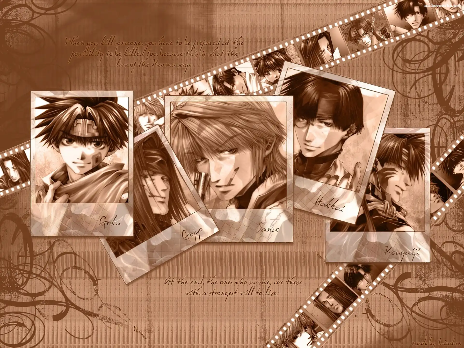 Saiyuki, slajd, film