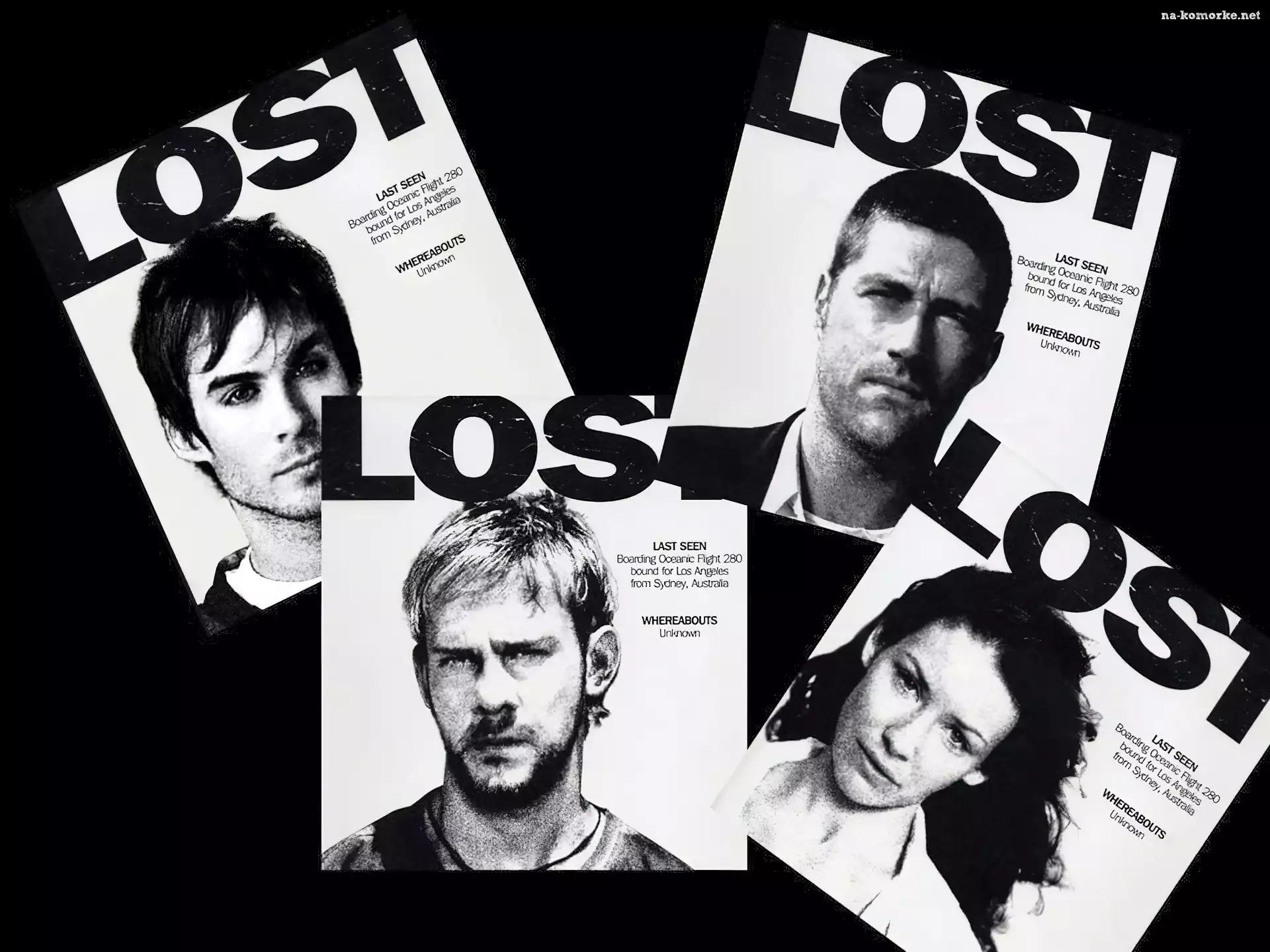Filmy Lost, afisze, zagubieni