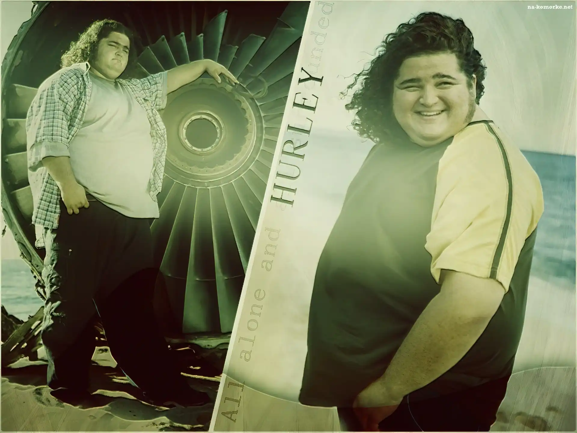 Filmy Lost, samolotu, Jorge Garcia, silnik