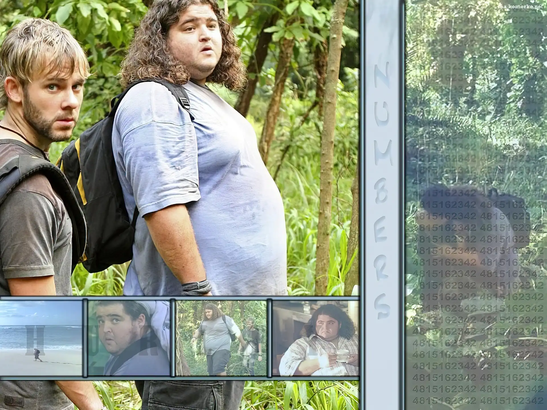 Jorge Garcia, Zagubieni, Serial, plecak, Lost, Dominic Monaghan