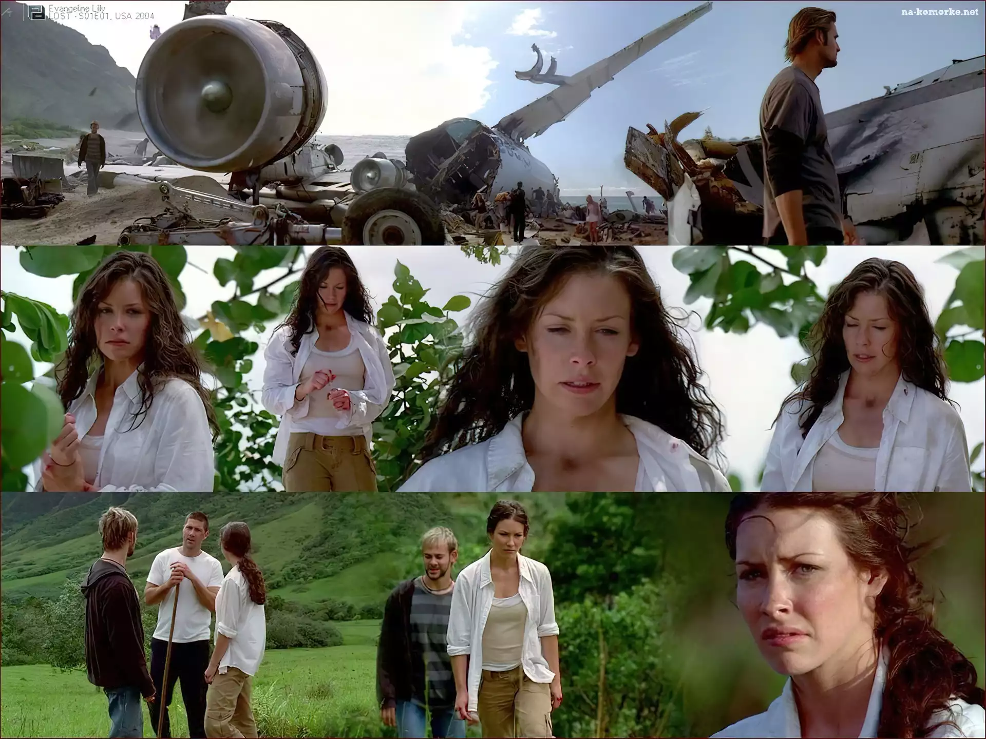 Evangeline Lilly, Lost, Serial, samolot, Zagubieni, rozbity