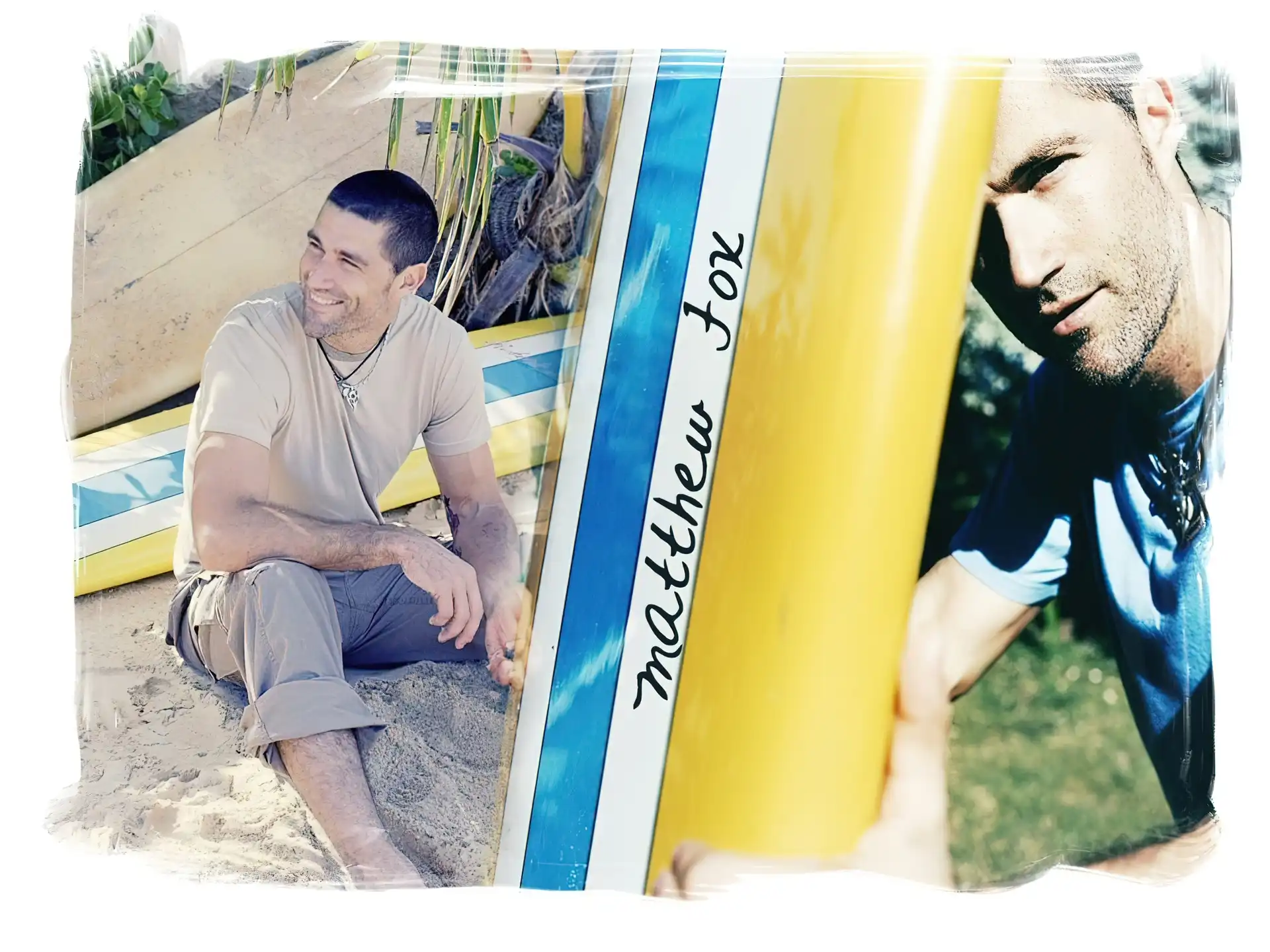 surfingowa, Filmy Lost, Matthew Fox, uśmiech, deska