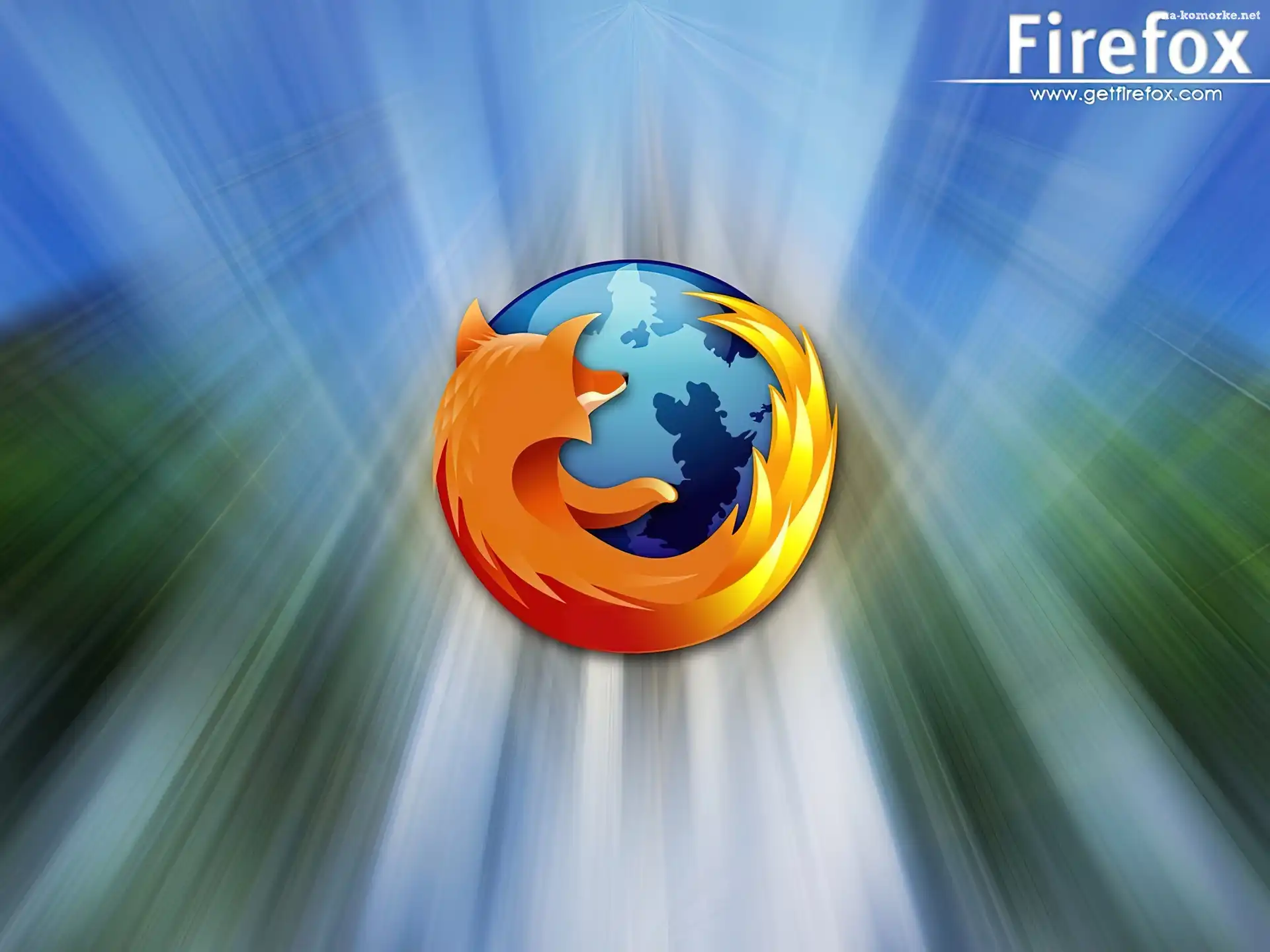 FireFox, przeglądarka, grafika, lis, ogień